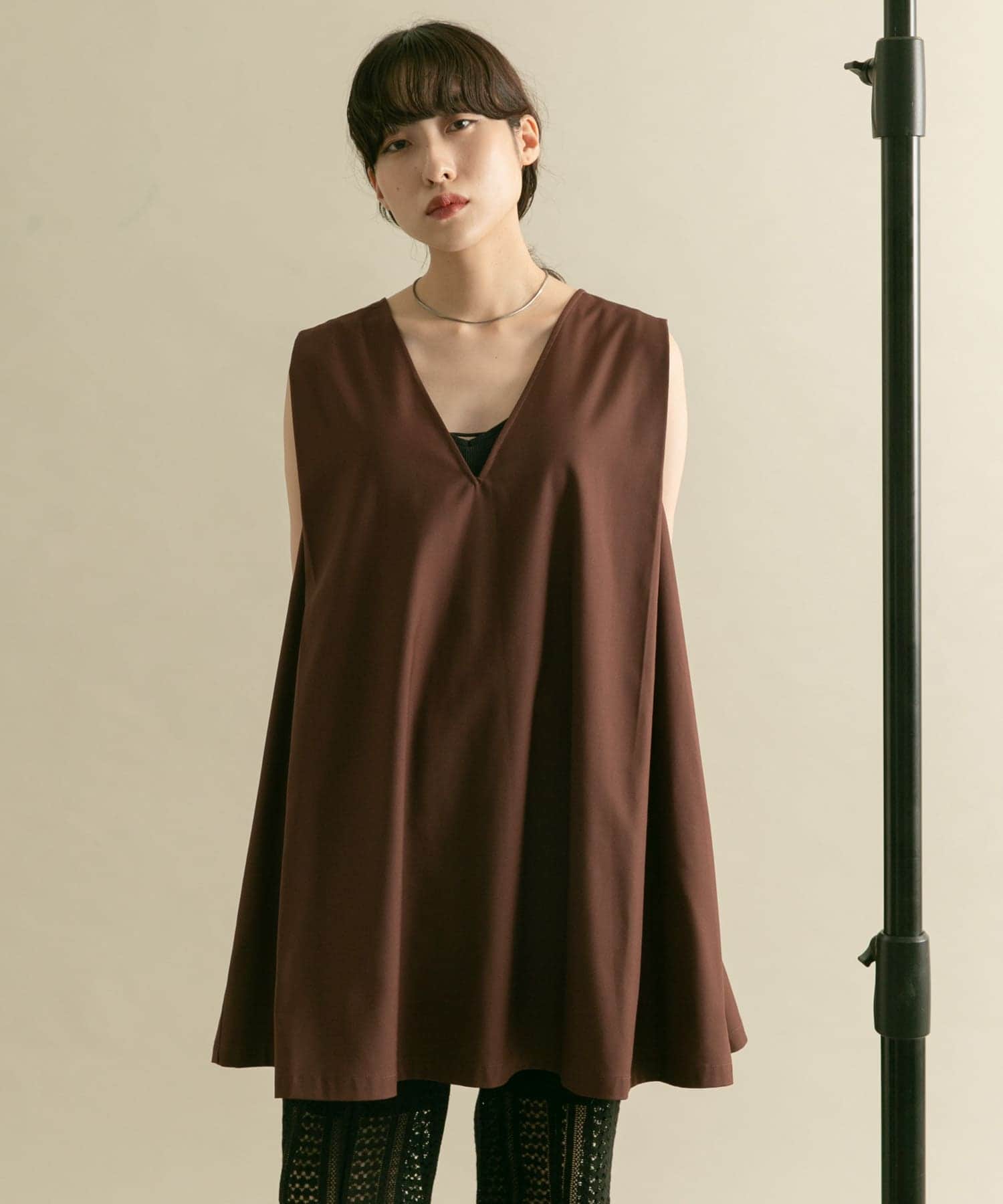 身長：160cm サイズ：one