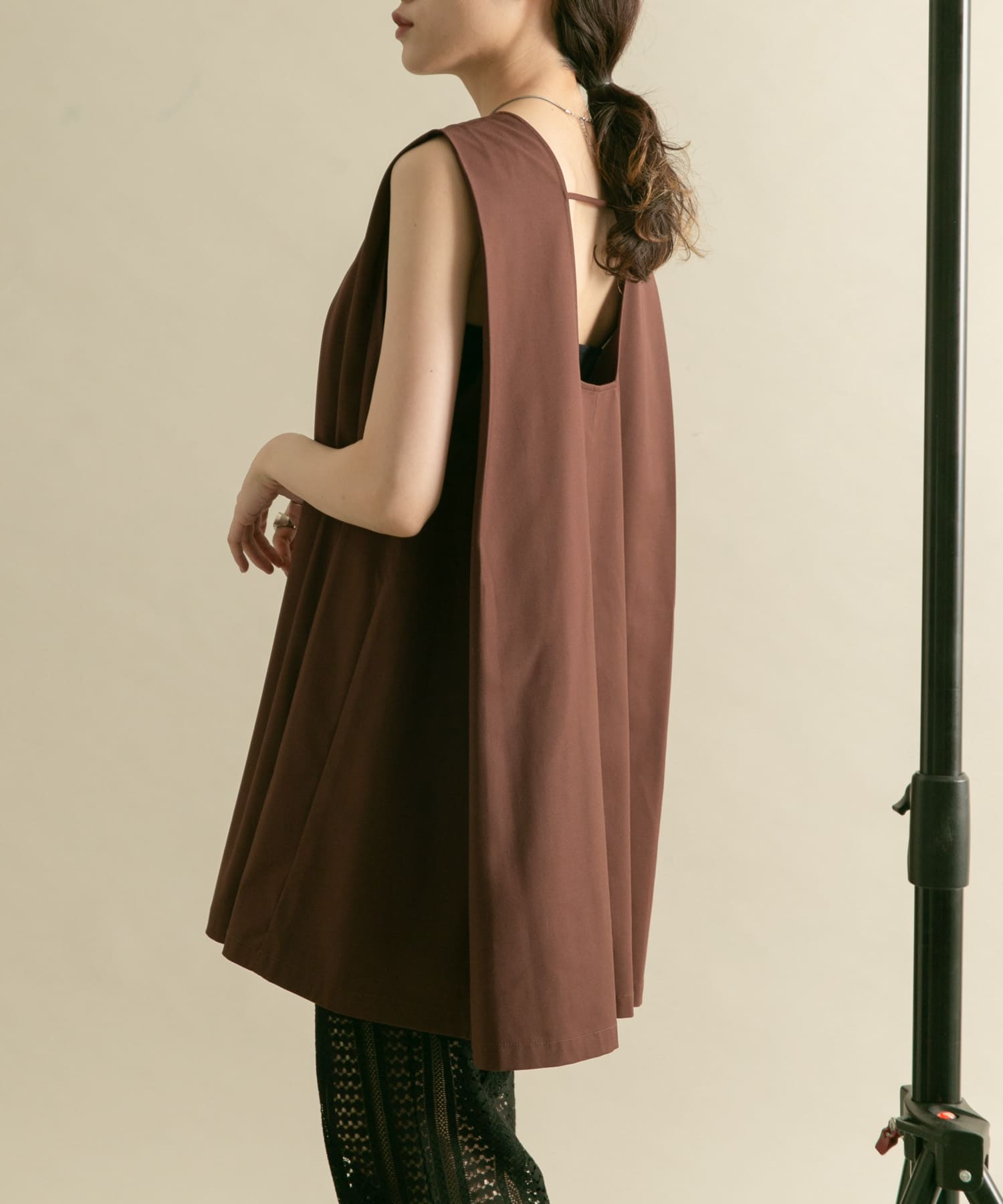 身長：160cm サイズ：one