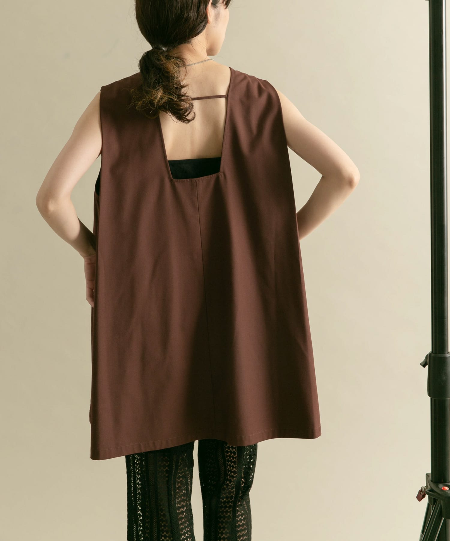 身長：160cm サイズ：one