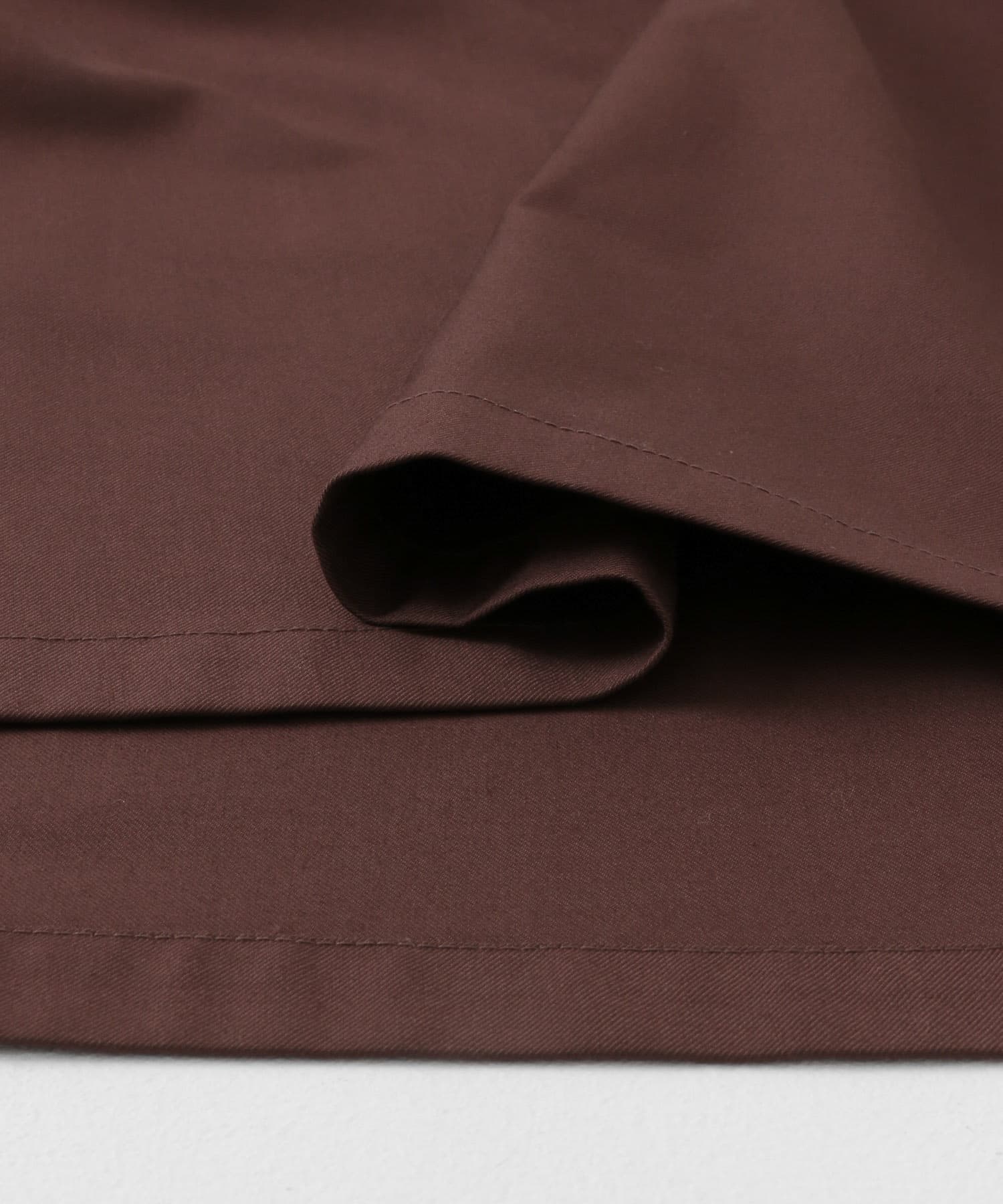 ショルダータックミニワンピース BROWN one