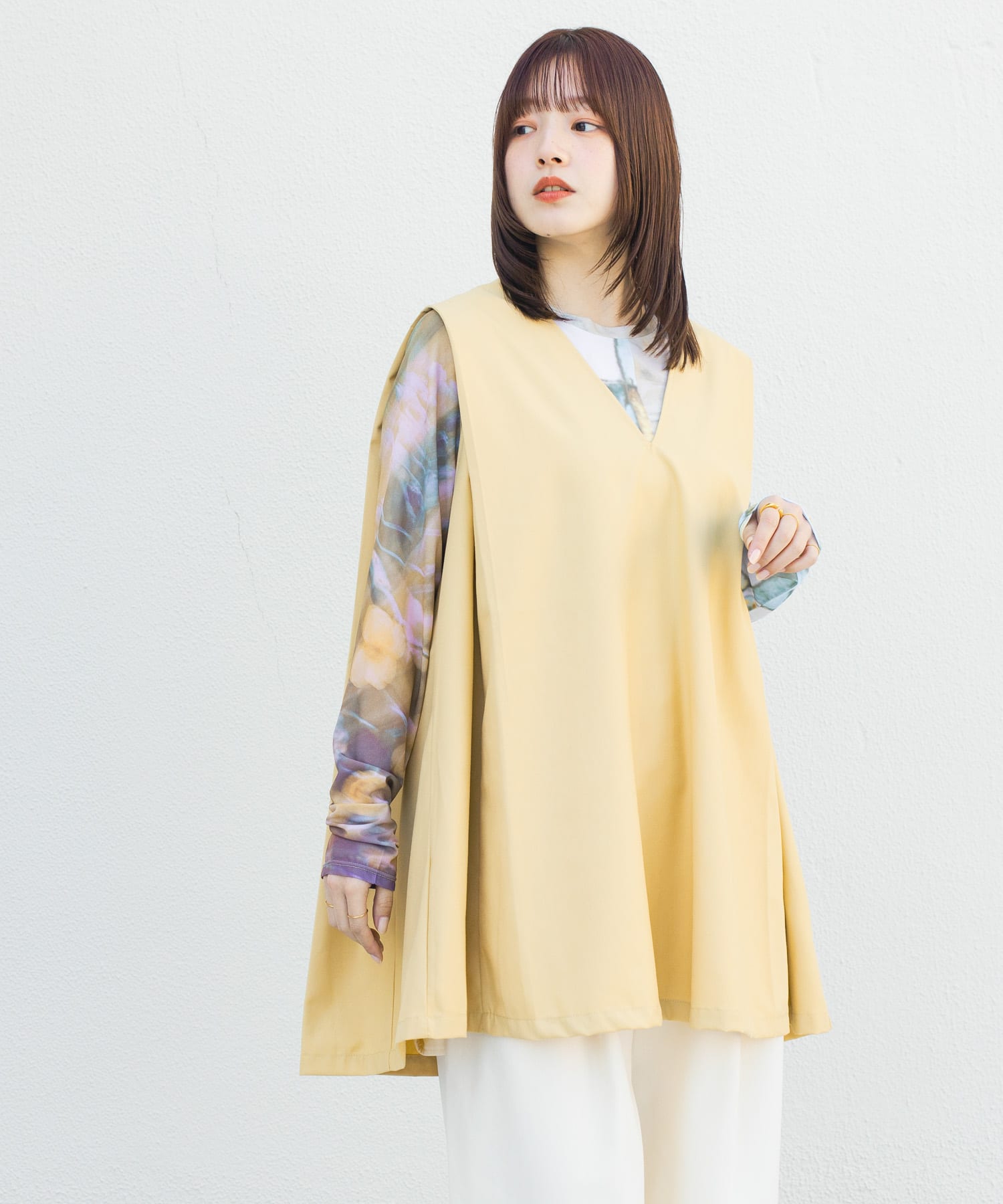 身長：160cm サイズ：one