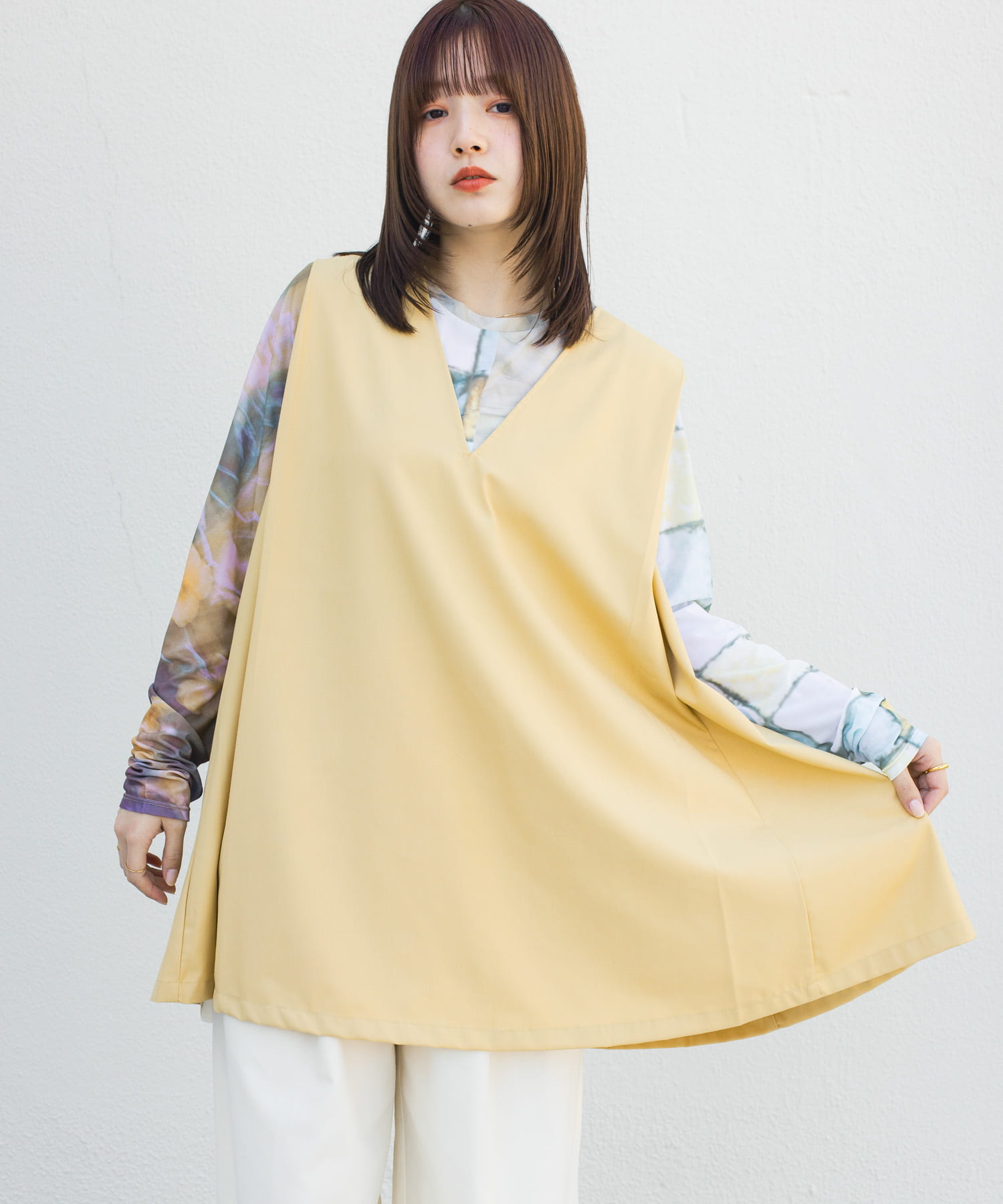 身長：160cm サイズ：one