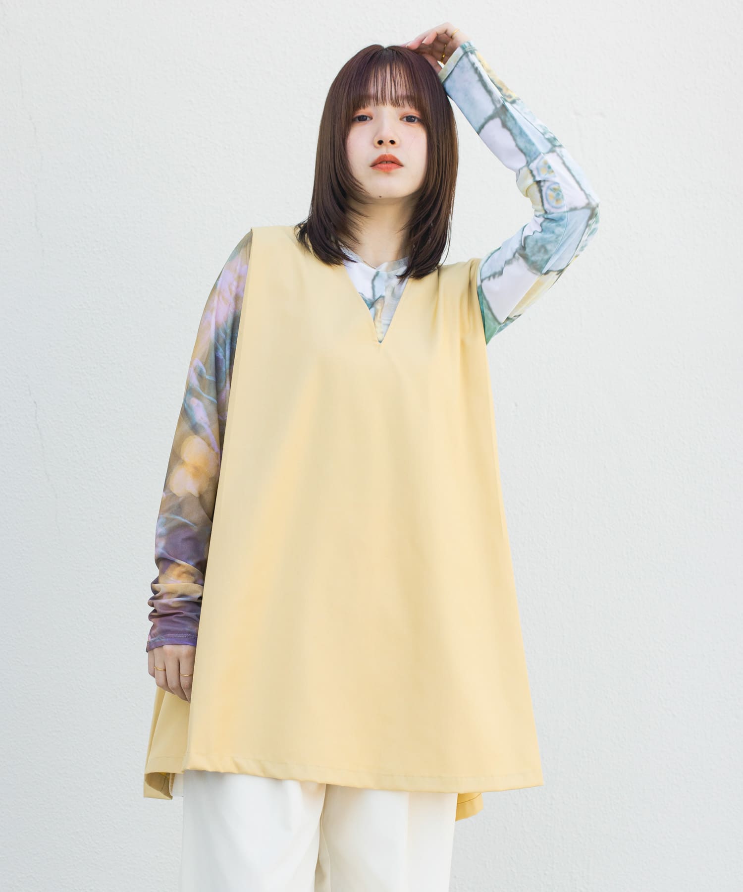 身長：160cm サイズ：one