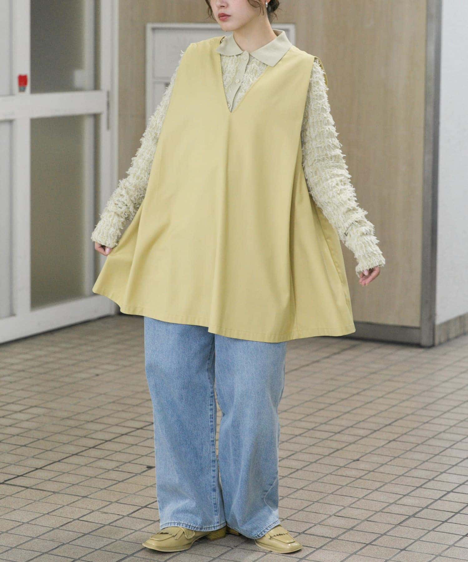 身長：160cm サイズ：one