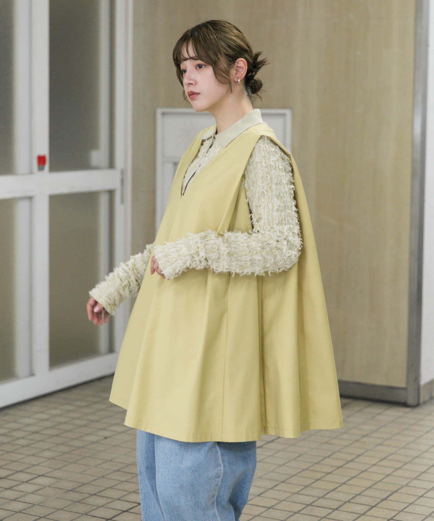 身長：160cm サイズ：one