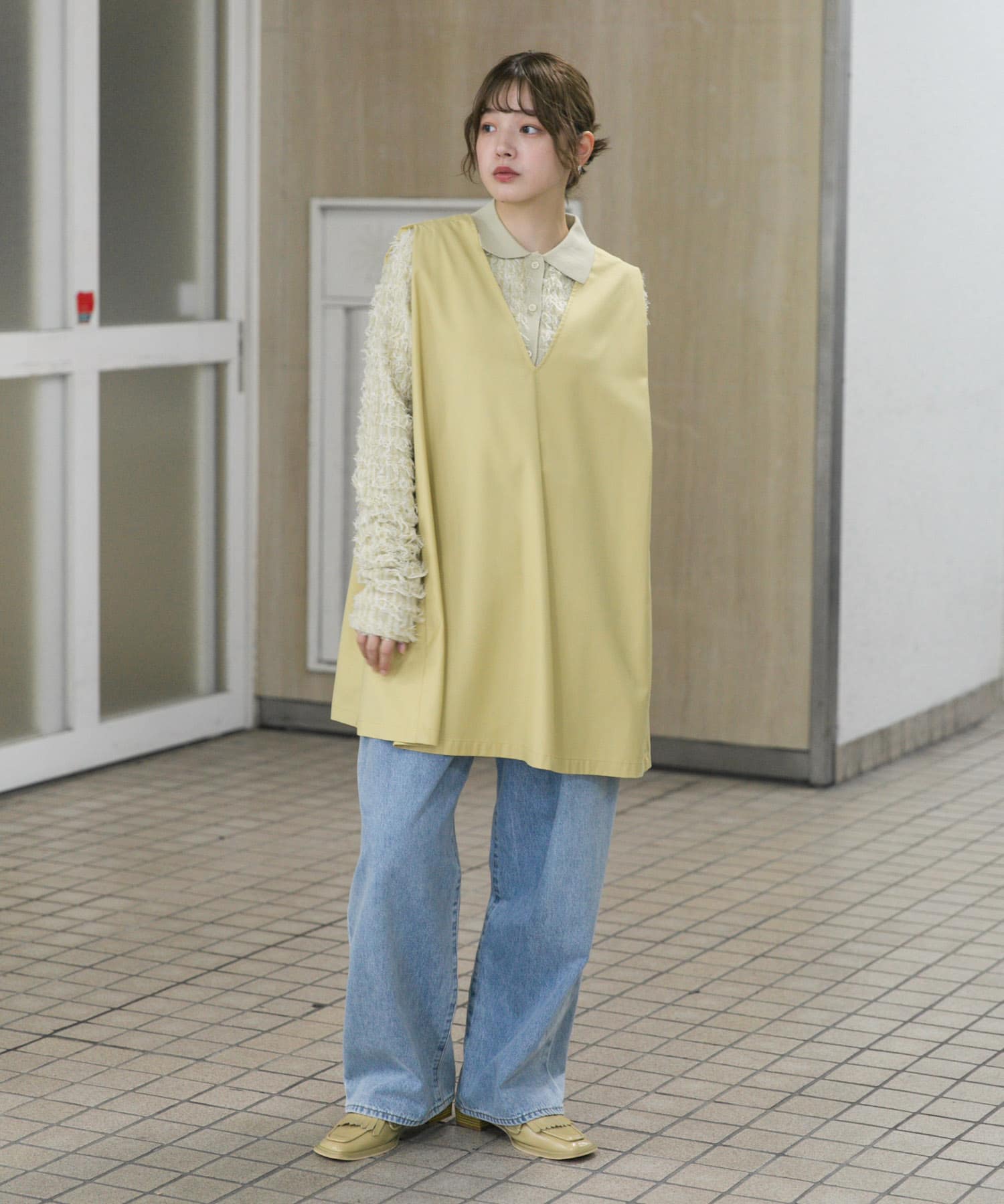 身長：160cm サイズ：one