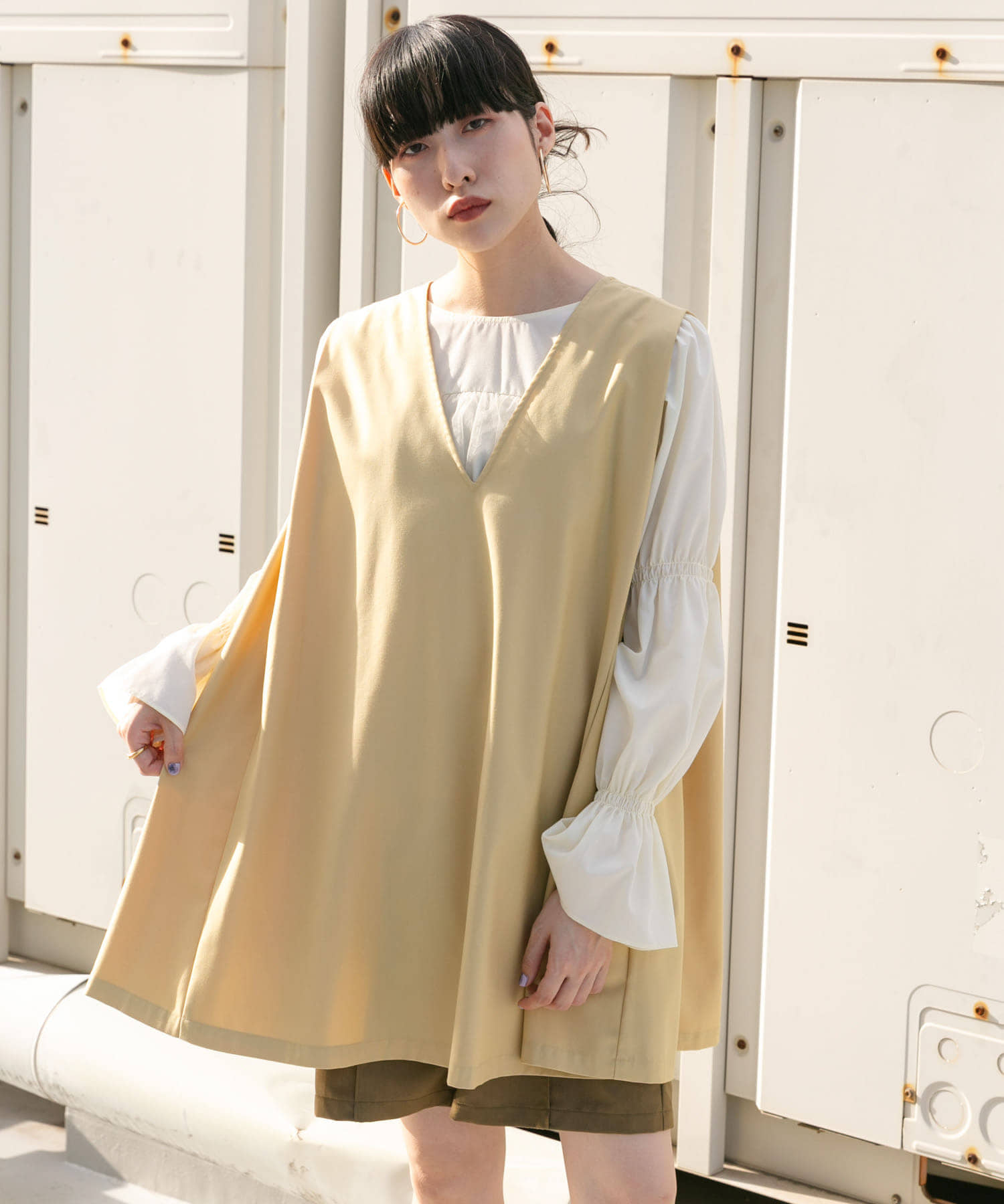 身長：160cm サイズ：one