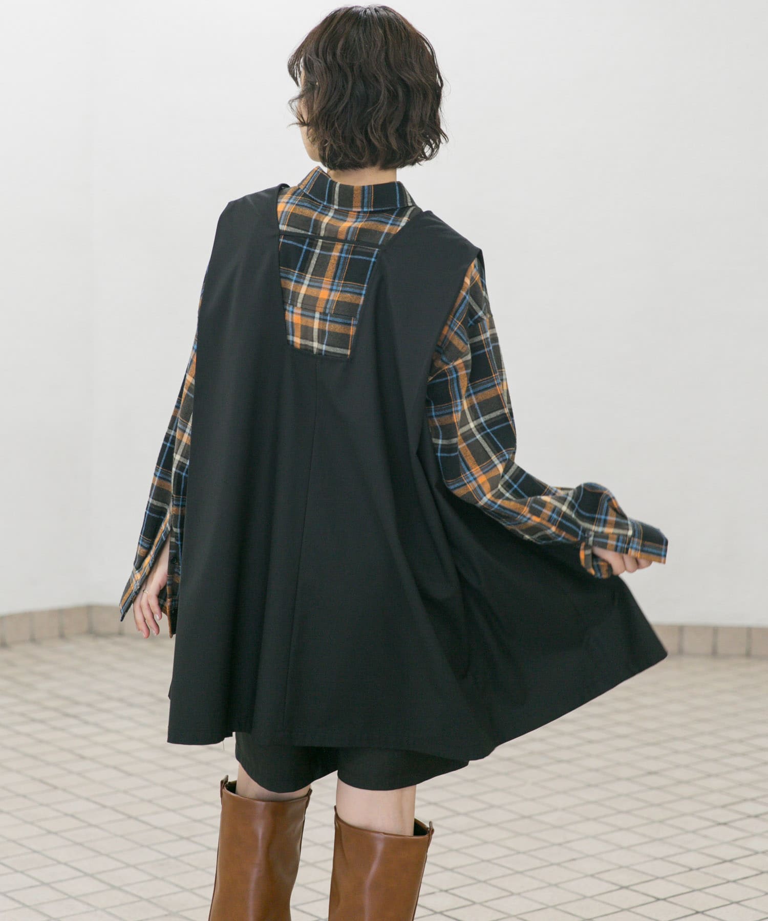 身長：160cm サイズ：one