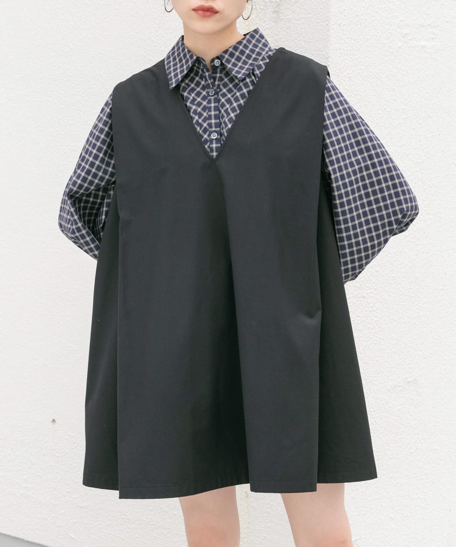 身長：160cm サイズ：one