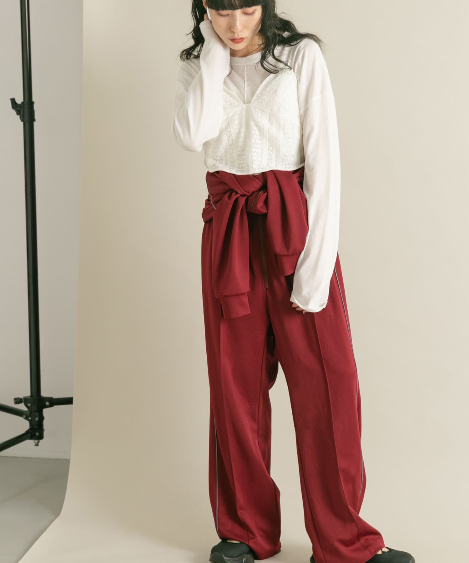 身長：160cm サイズ：one