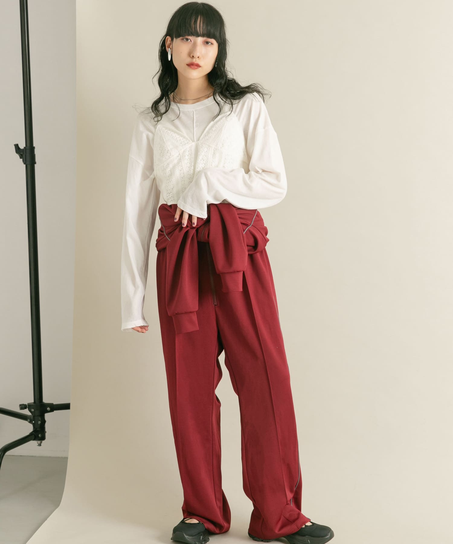 身長：160cm サイズ：one