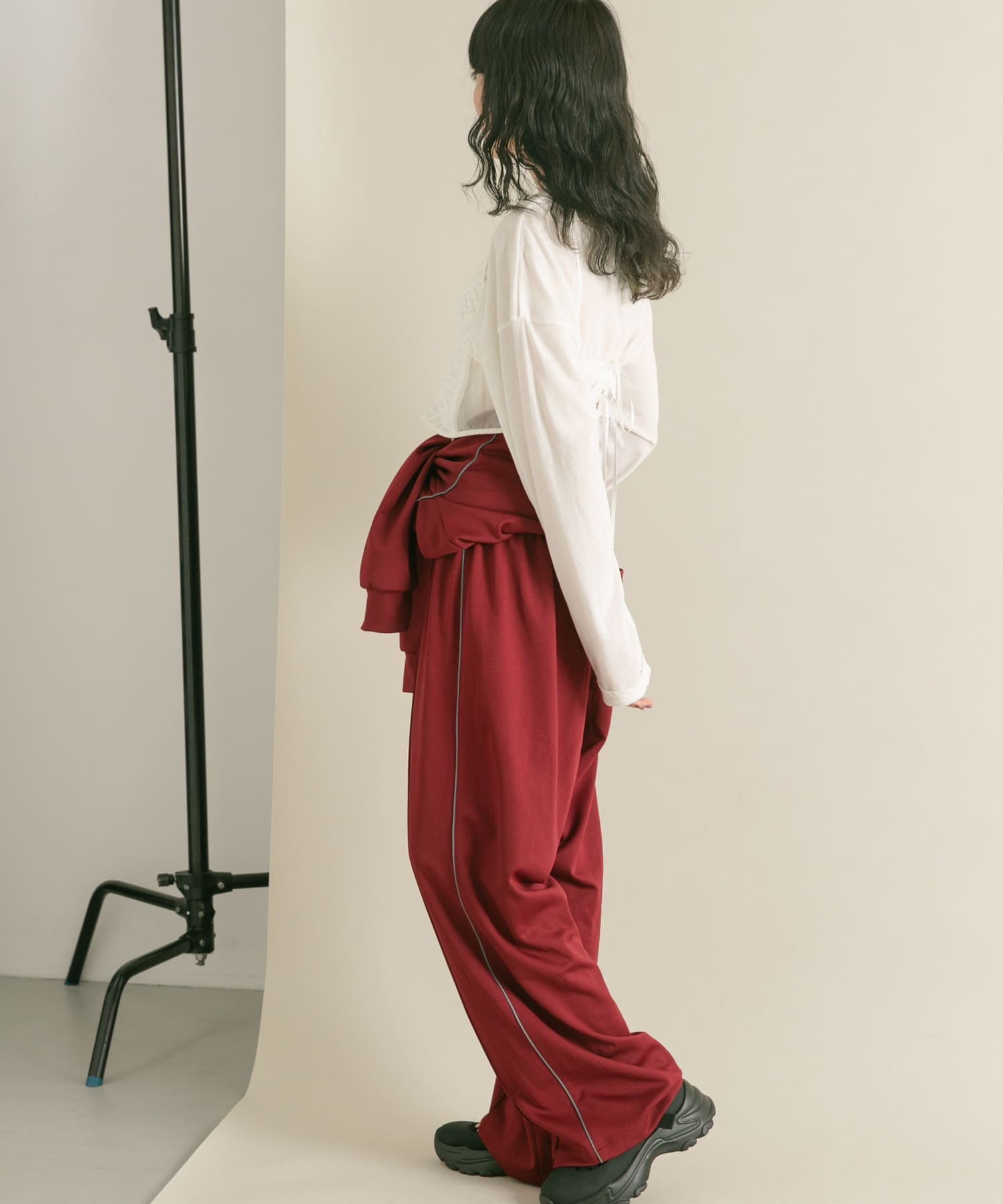 身長：160cm サイズ：one