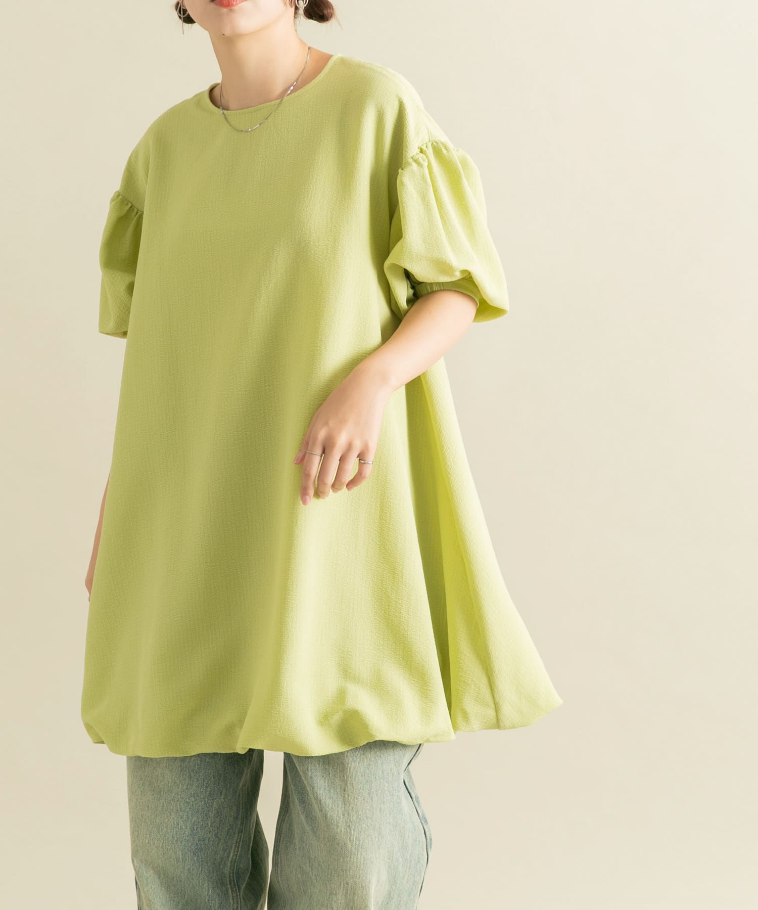 身長：160cm サイズ：one