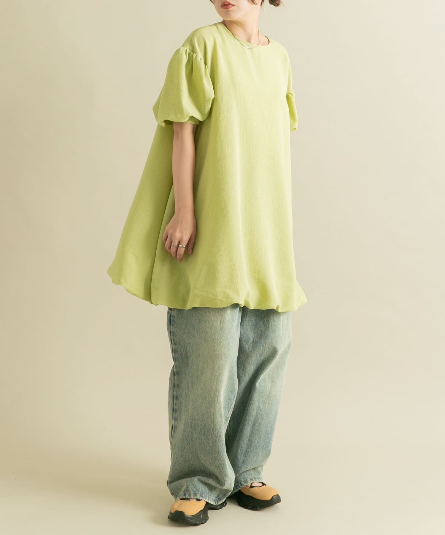身長：160cm サイズ：one