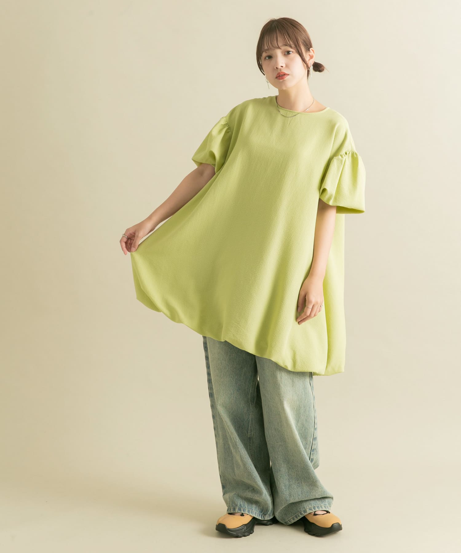 身長：160cm サイズ：one
