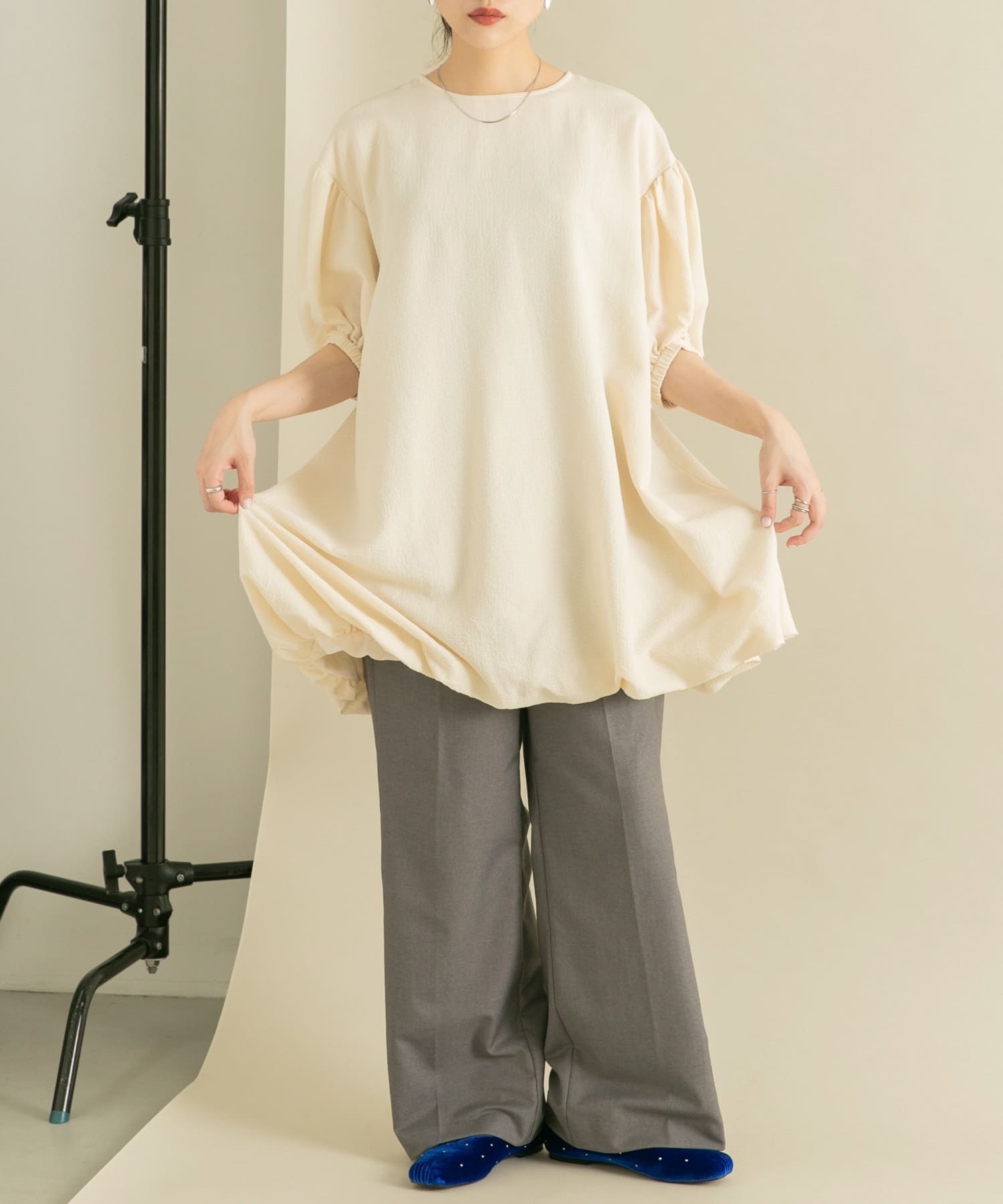 身長：160cm サイズ：one