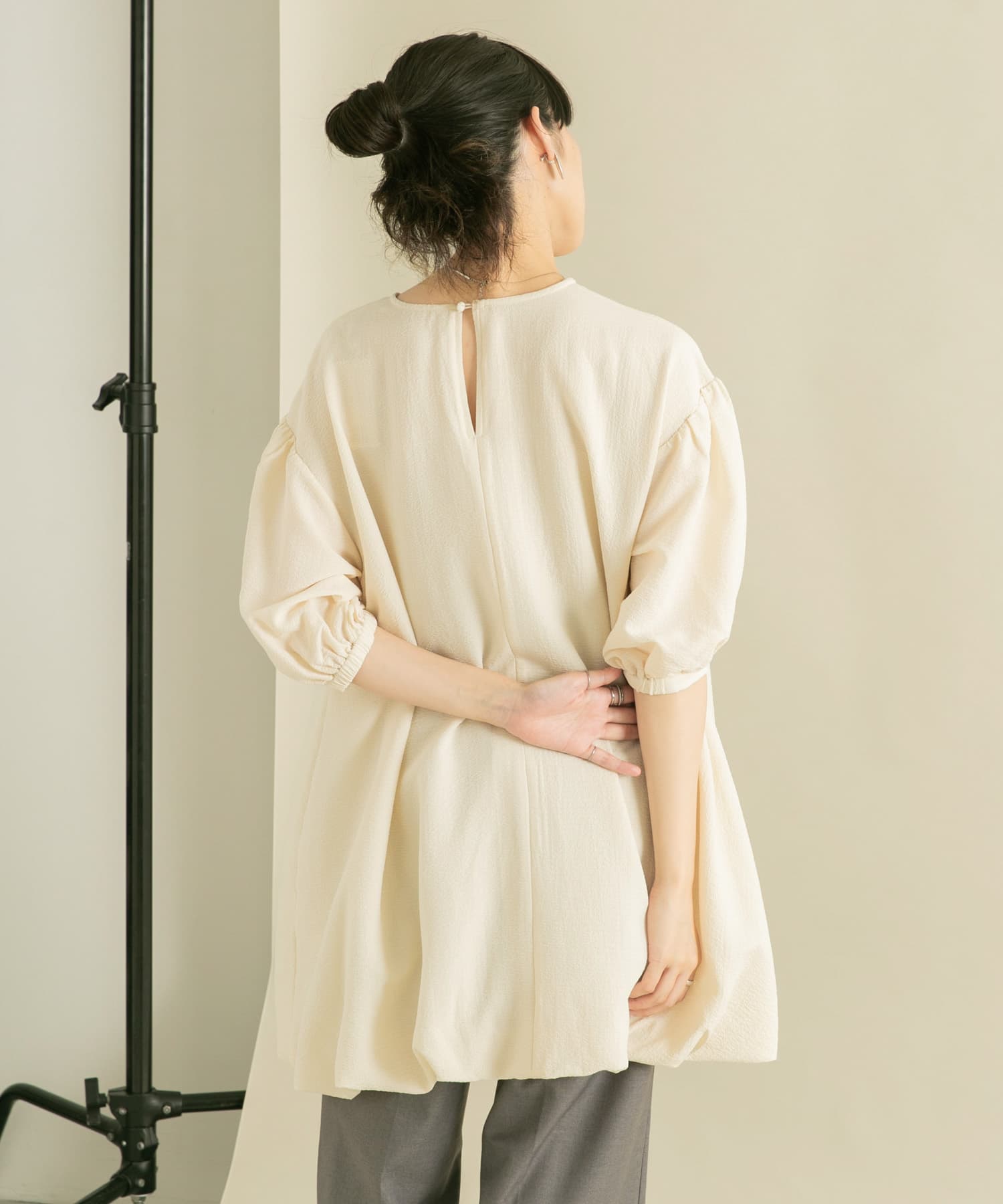 身長：160cm サイズ：one