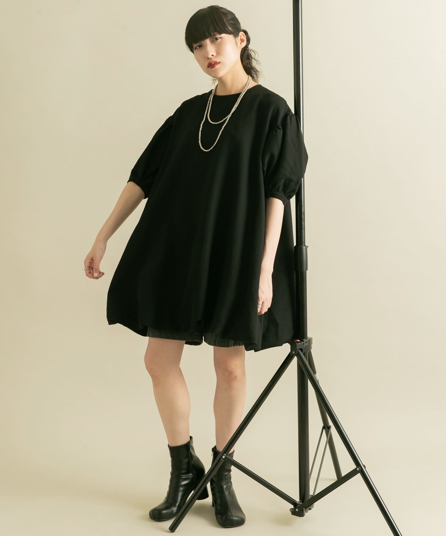 身長：160cm サイズ：one