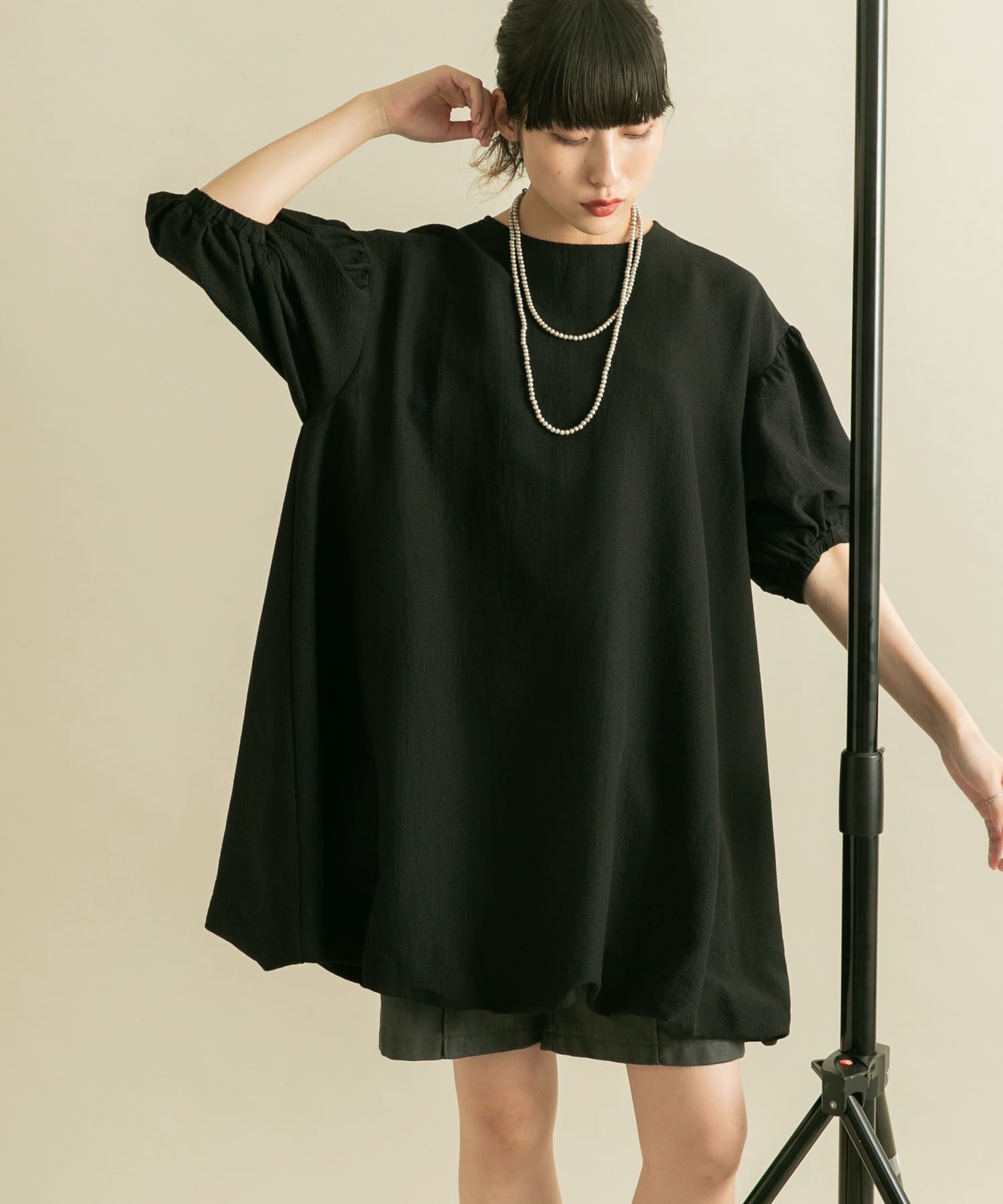 身長：160cm サイズ：one