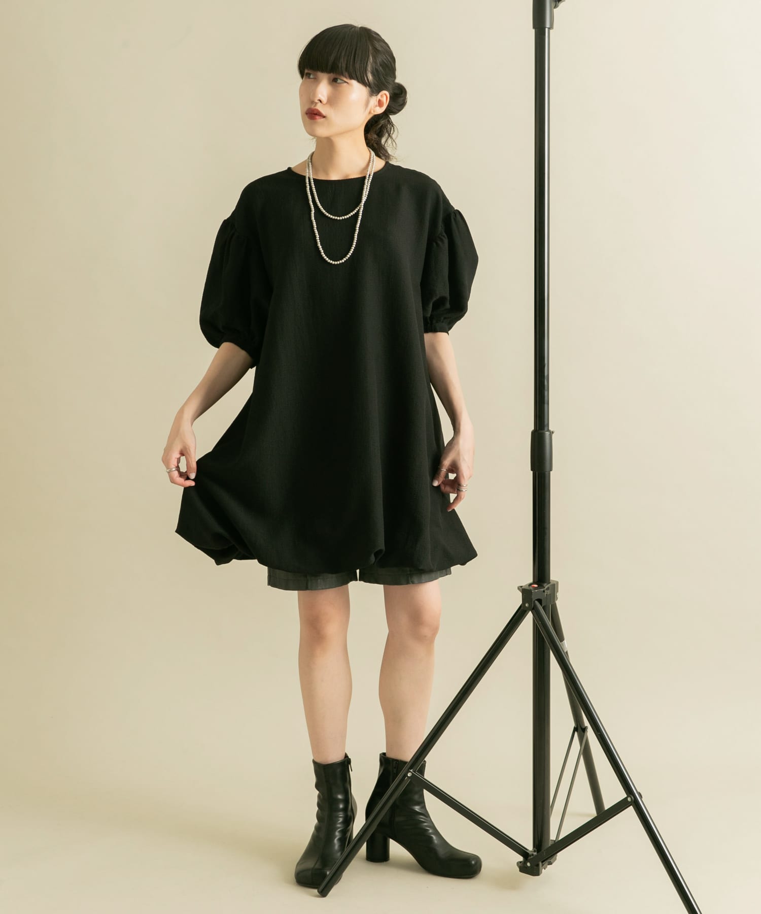 身長：160cm サイズ：one