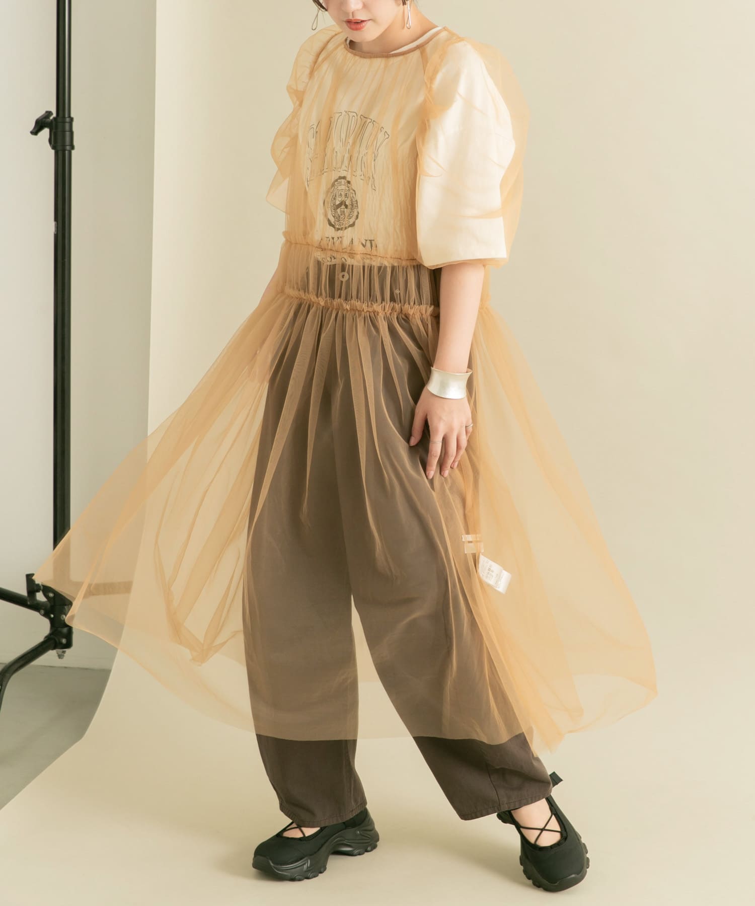 身長：160cm サイズ：one