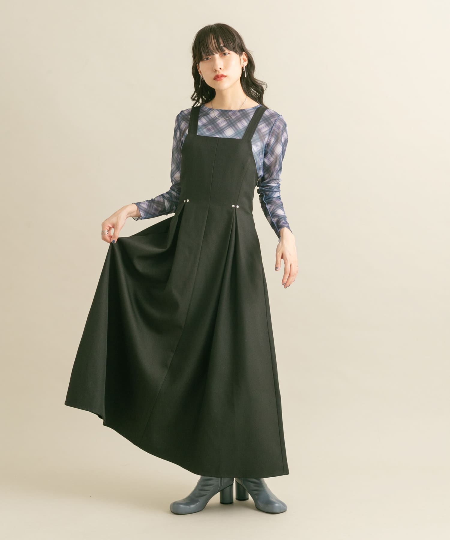 身長：160cm サイズ：one