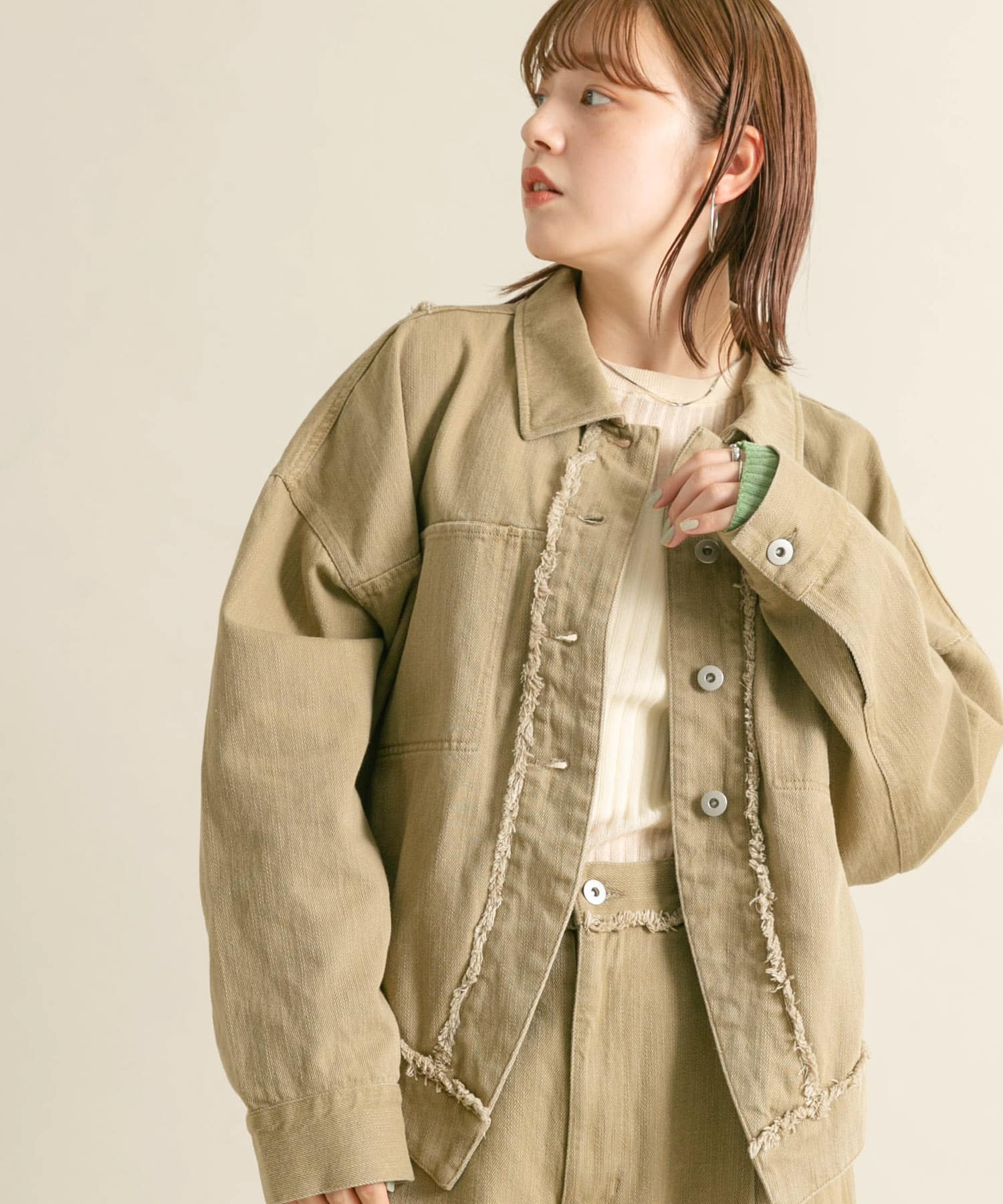 KB46-27F110_フリンシカーフヘムシャケット