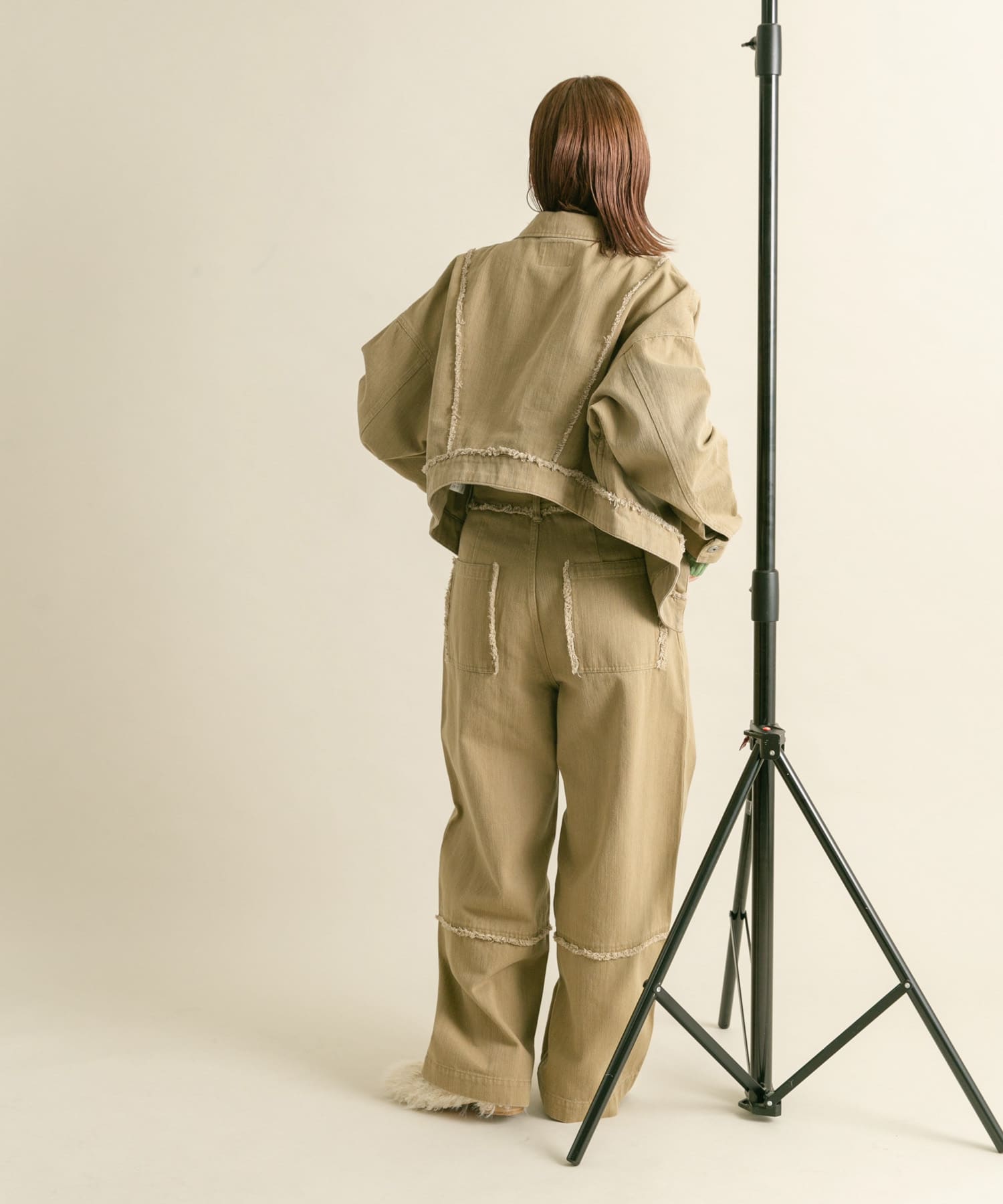 身長：160cm サイズ：one
