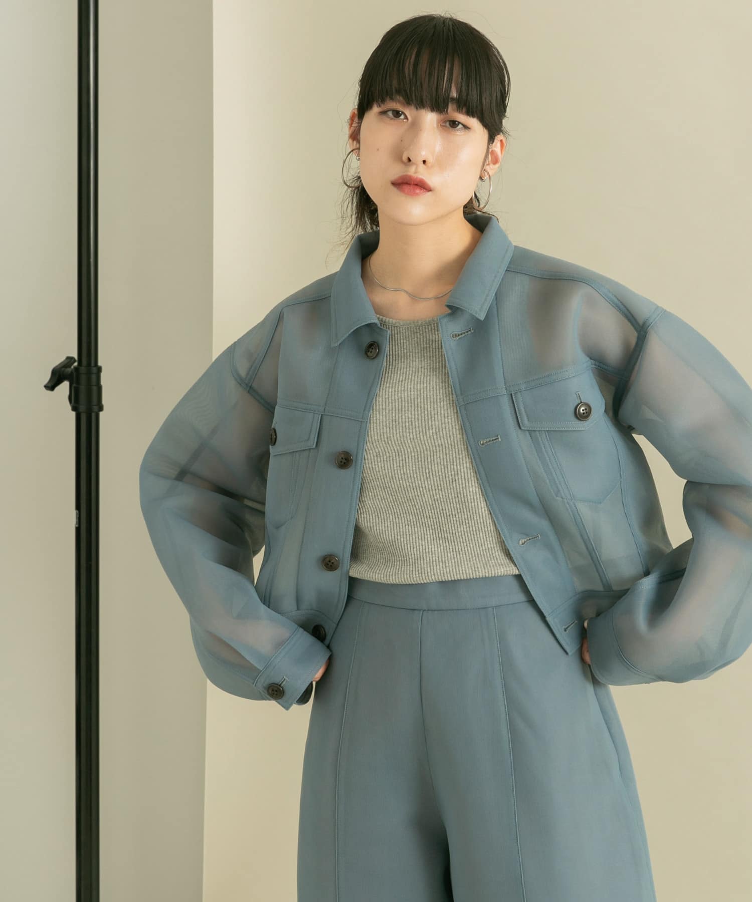 身長：160cm サイズ：one