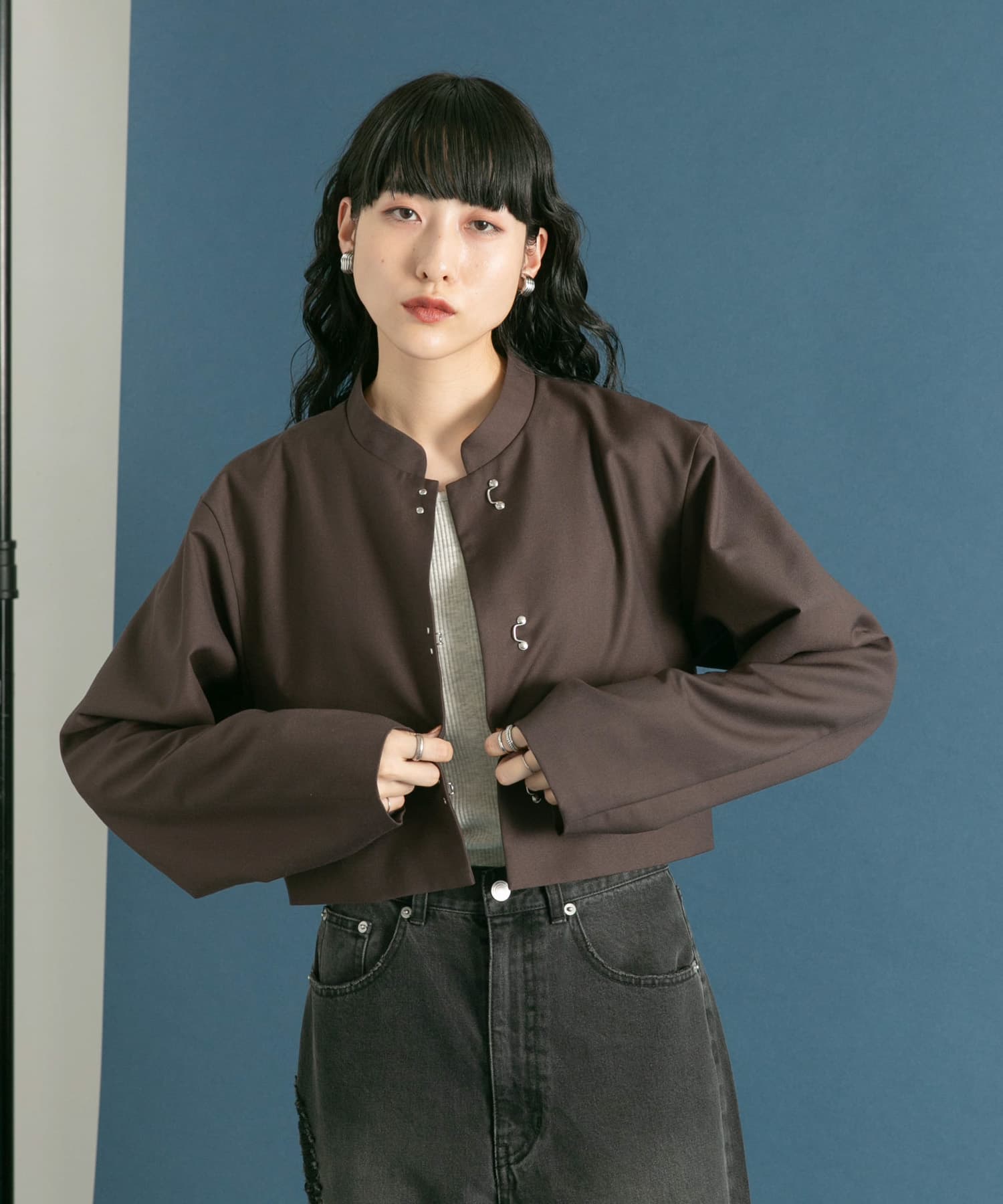 身長：160cm サイズ：one
