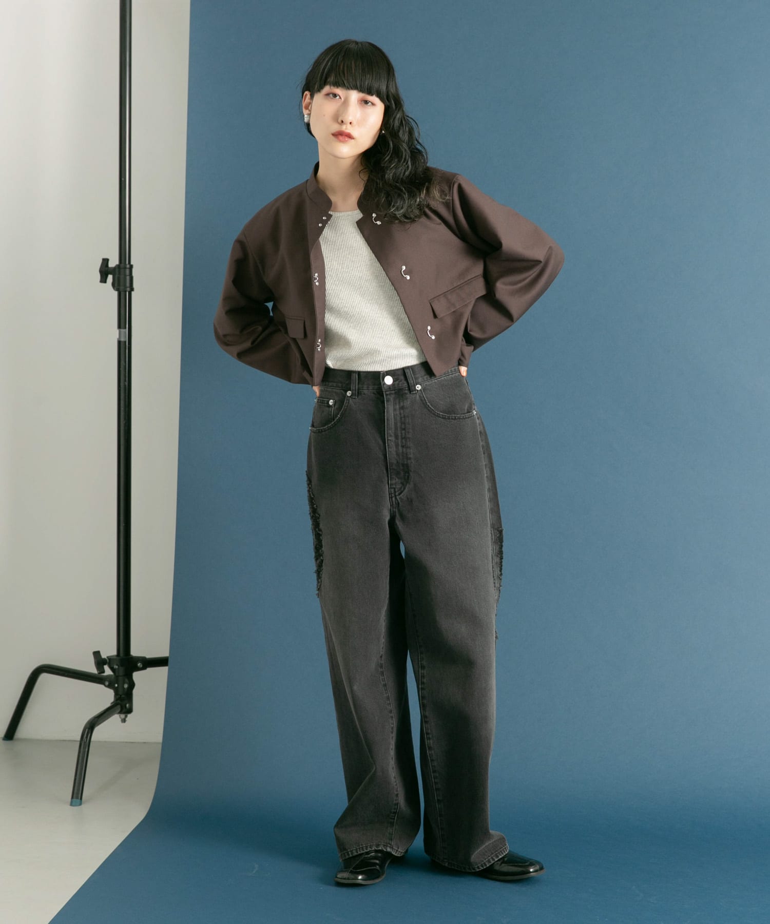 身長：160cm サイズ：one