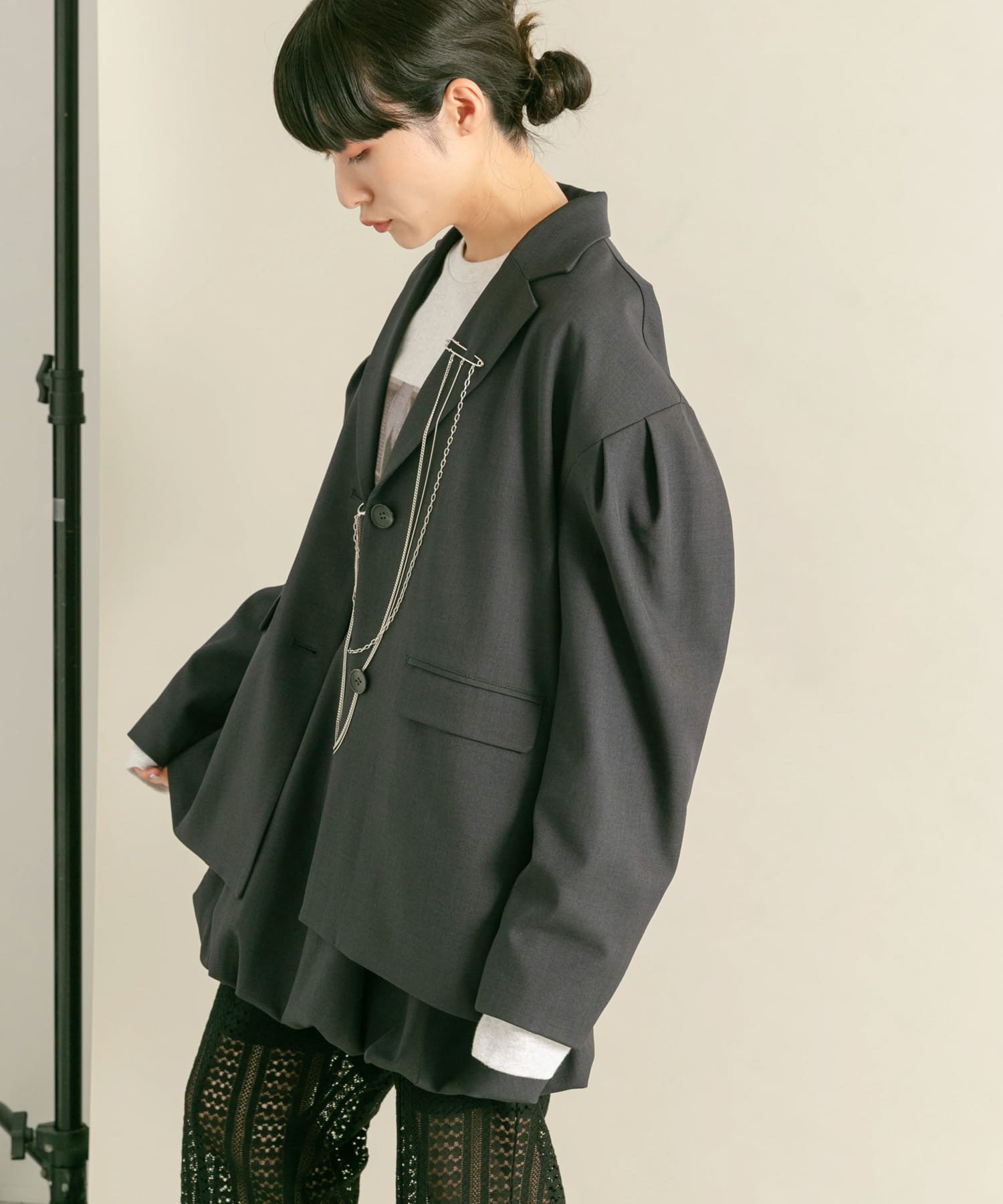 身長：160cm サイズ：one
