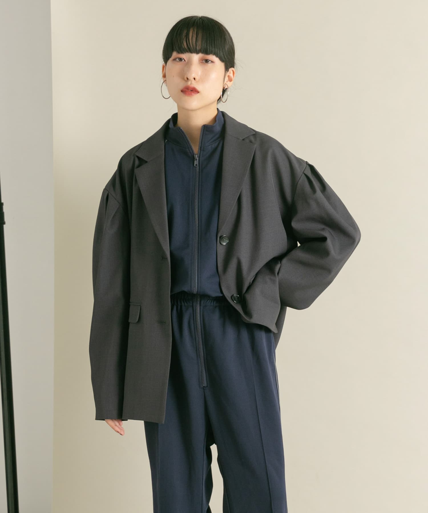 身長：160cm サイズ：one
