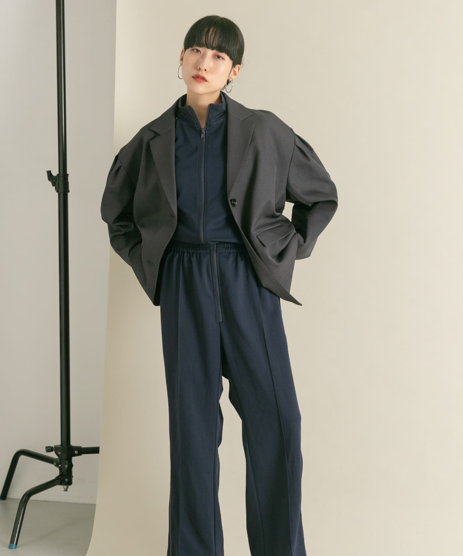 身長：160cm サイズ：one