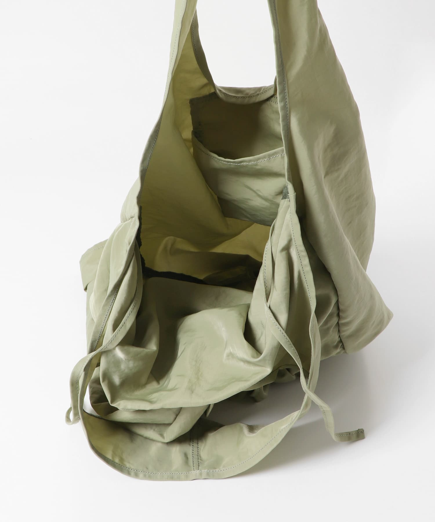 アレンジリボンナイロンBAG KHAKI one