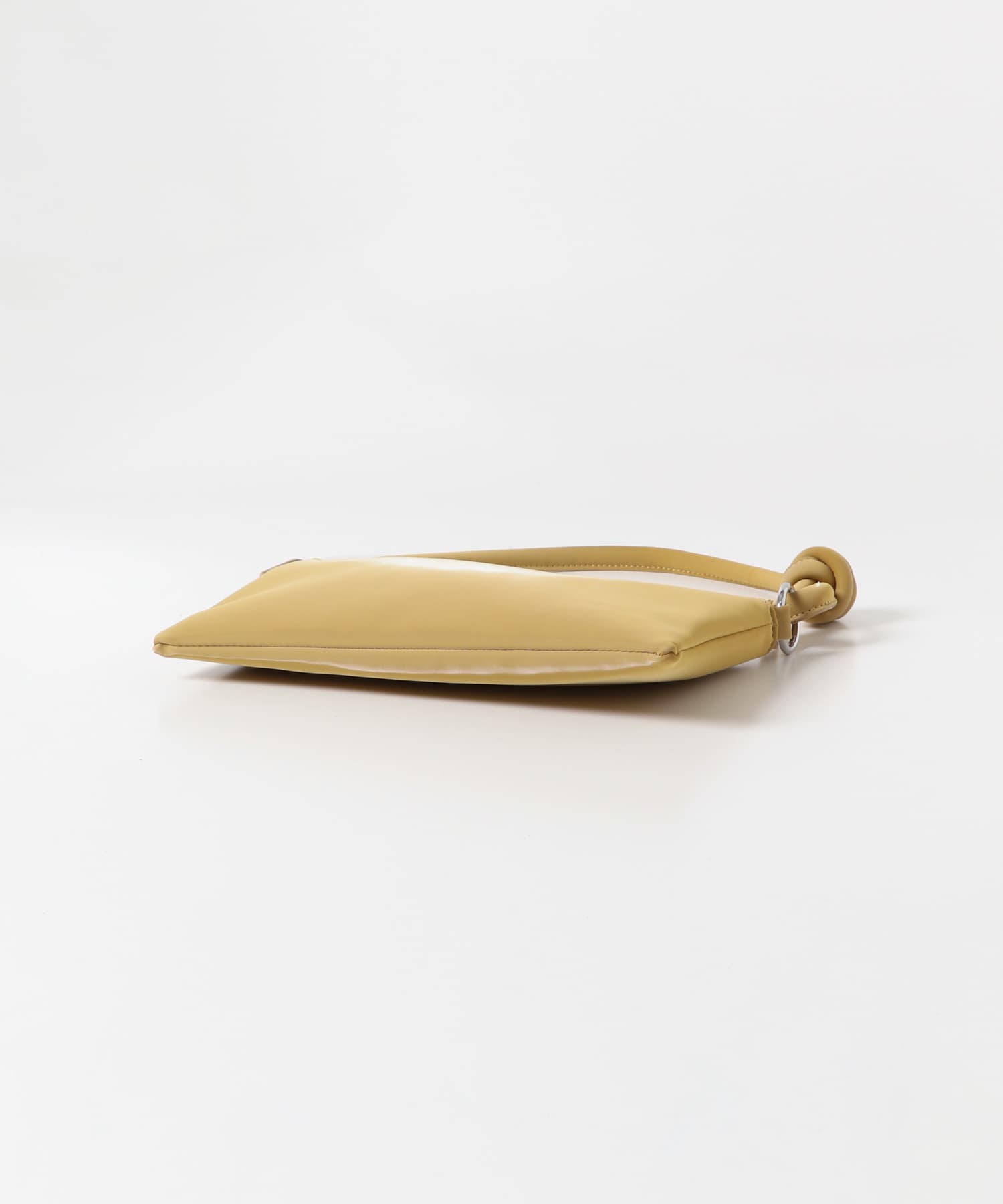 ハンドルデザインショルダーBAG BEIGE one