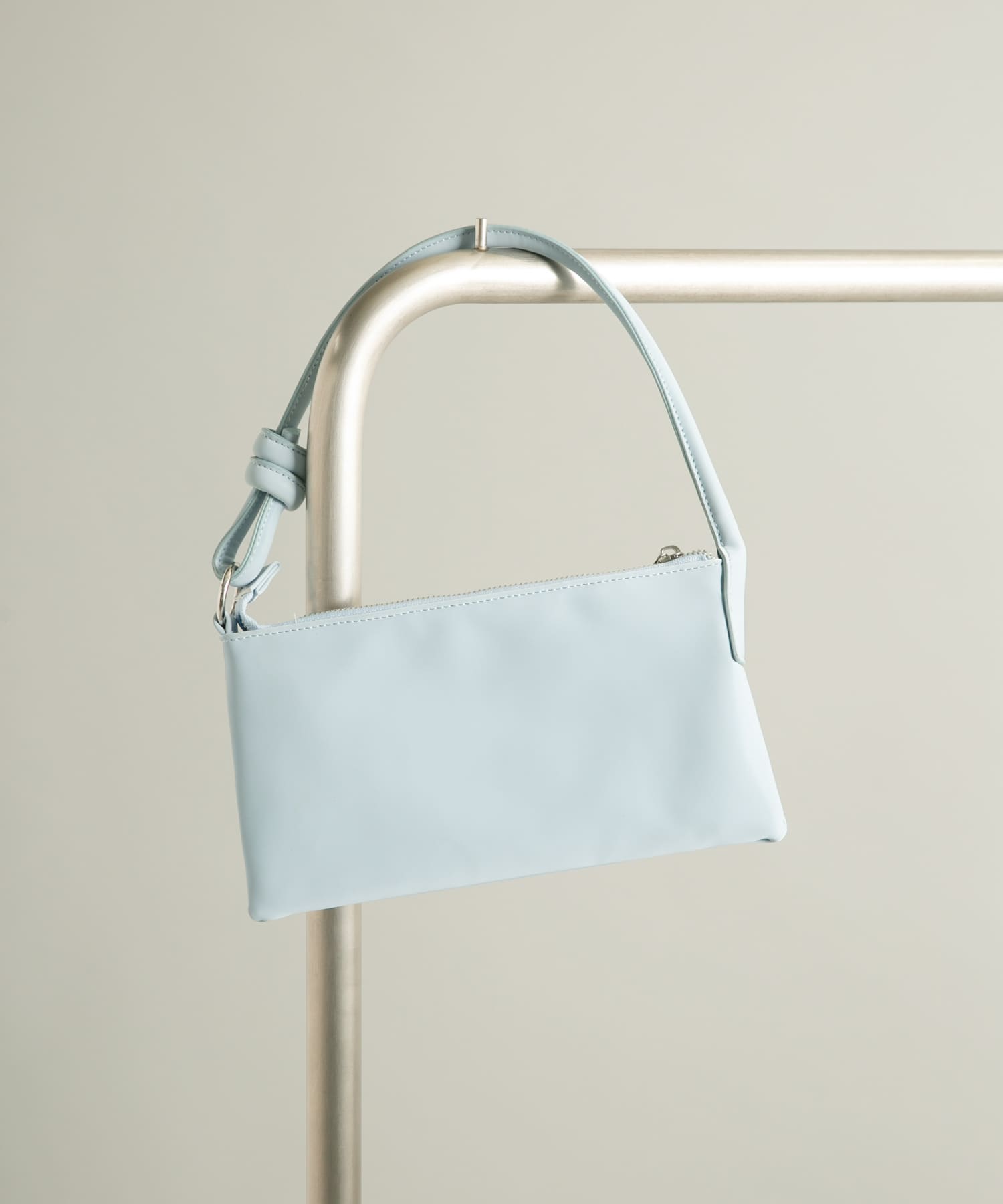 ハンドルデザインショルダーBAG L.BLUE one