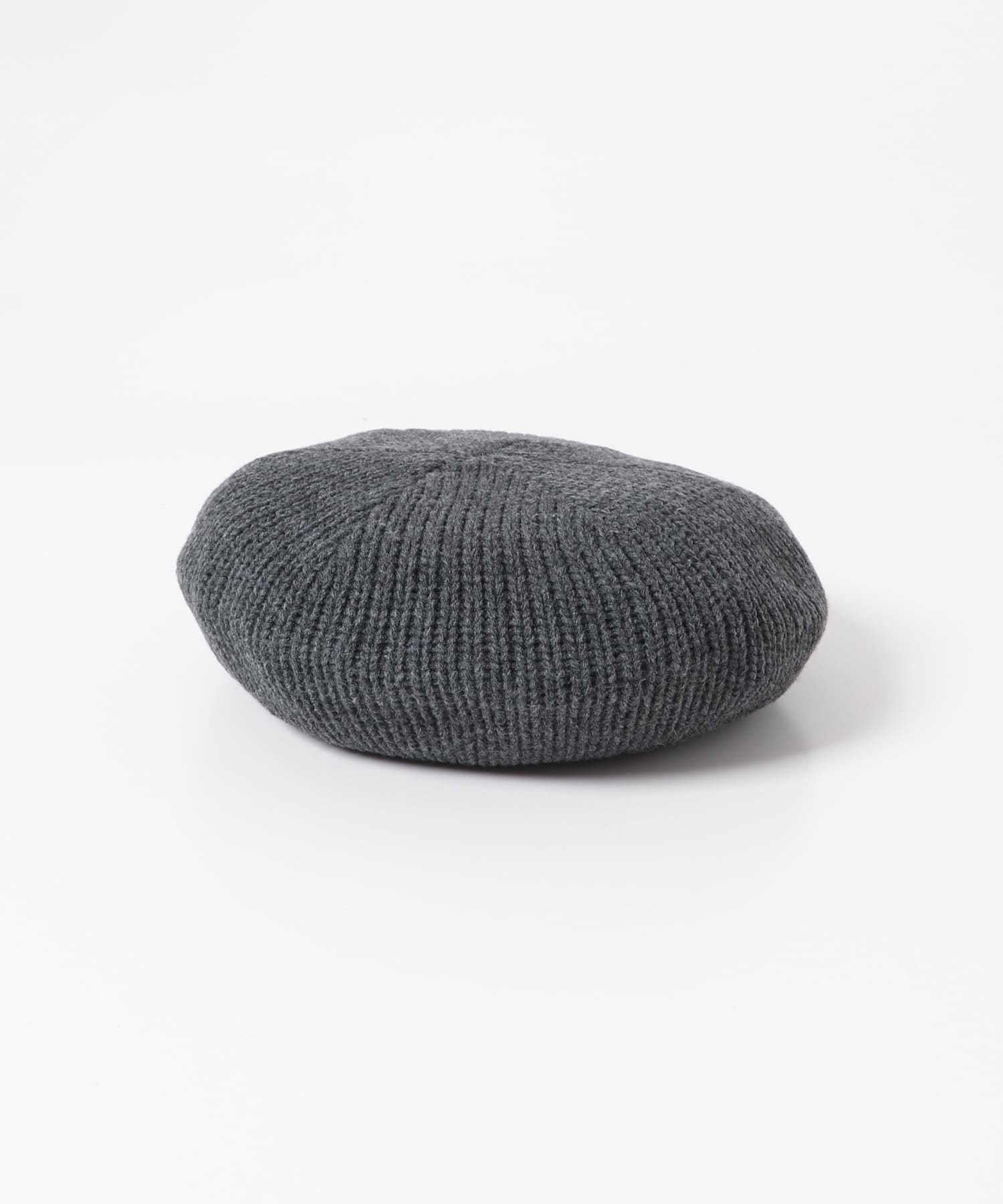 ニットベレー帽 CHARCOAL one
