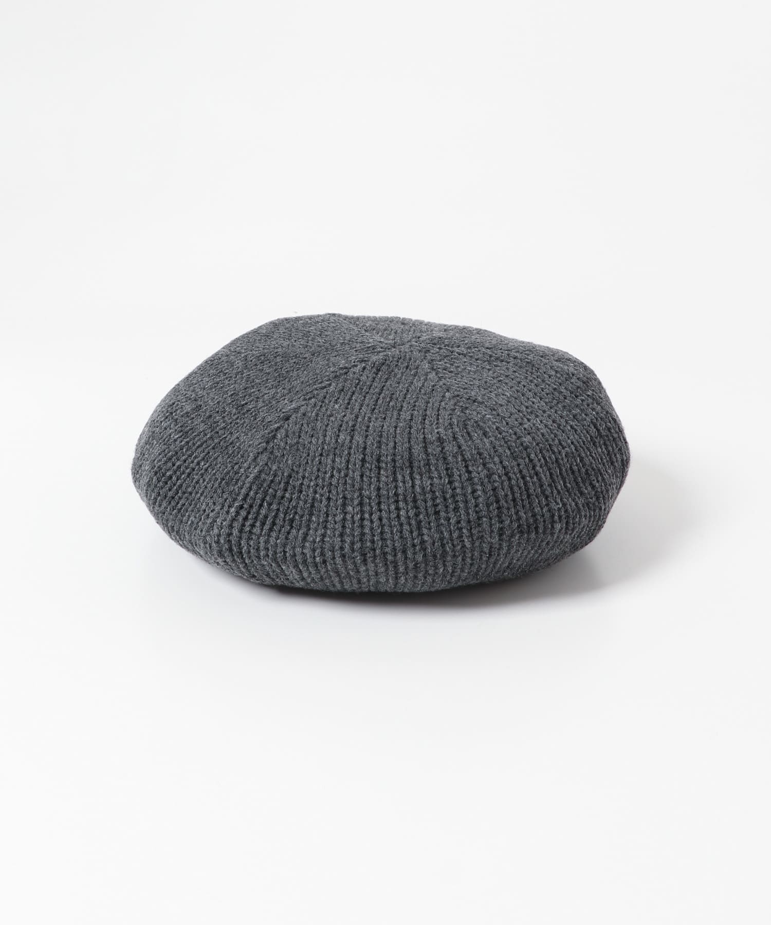 ニットベレー帽 CHARCOAL one