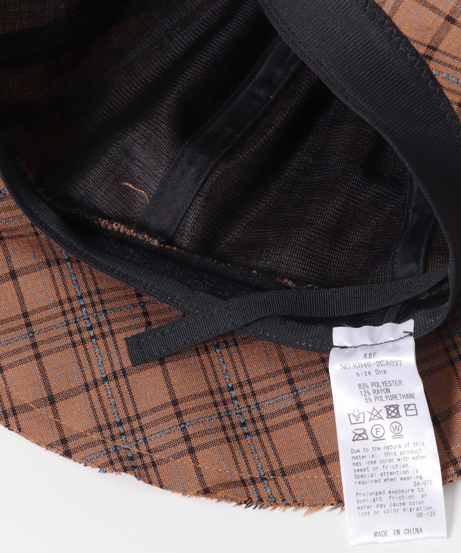 メトロチェックHAT BROWN one