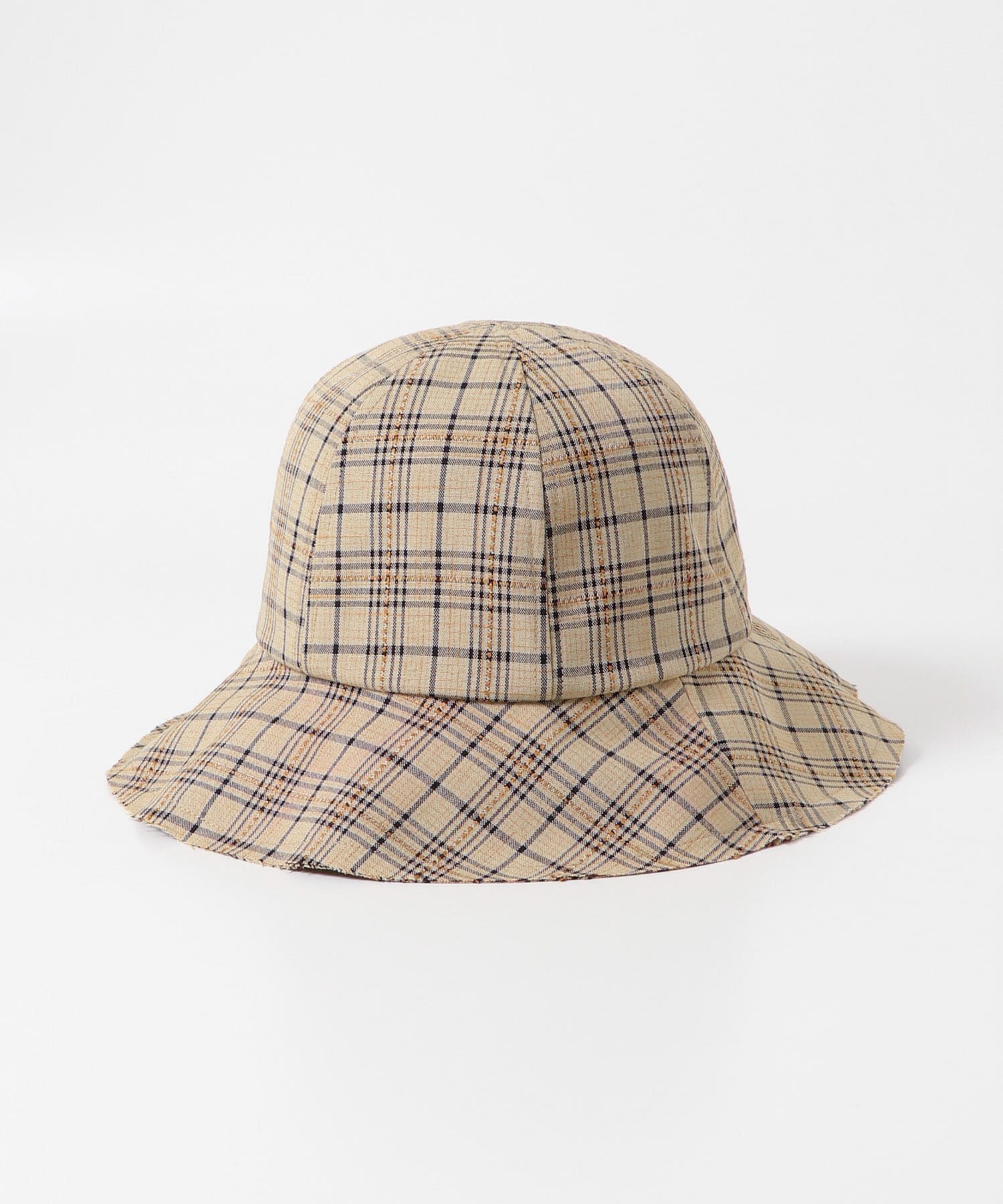 メトロチェックHAT BEIGE one