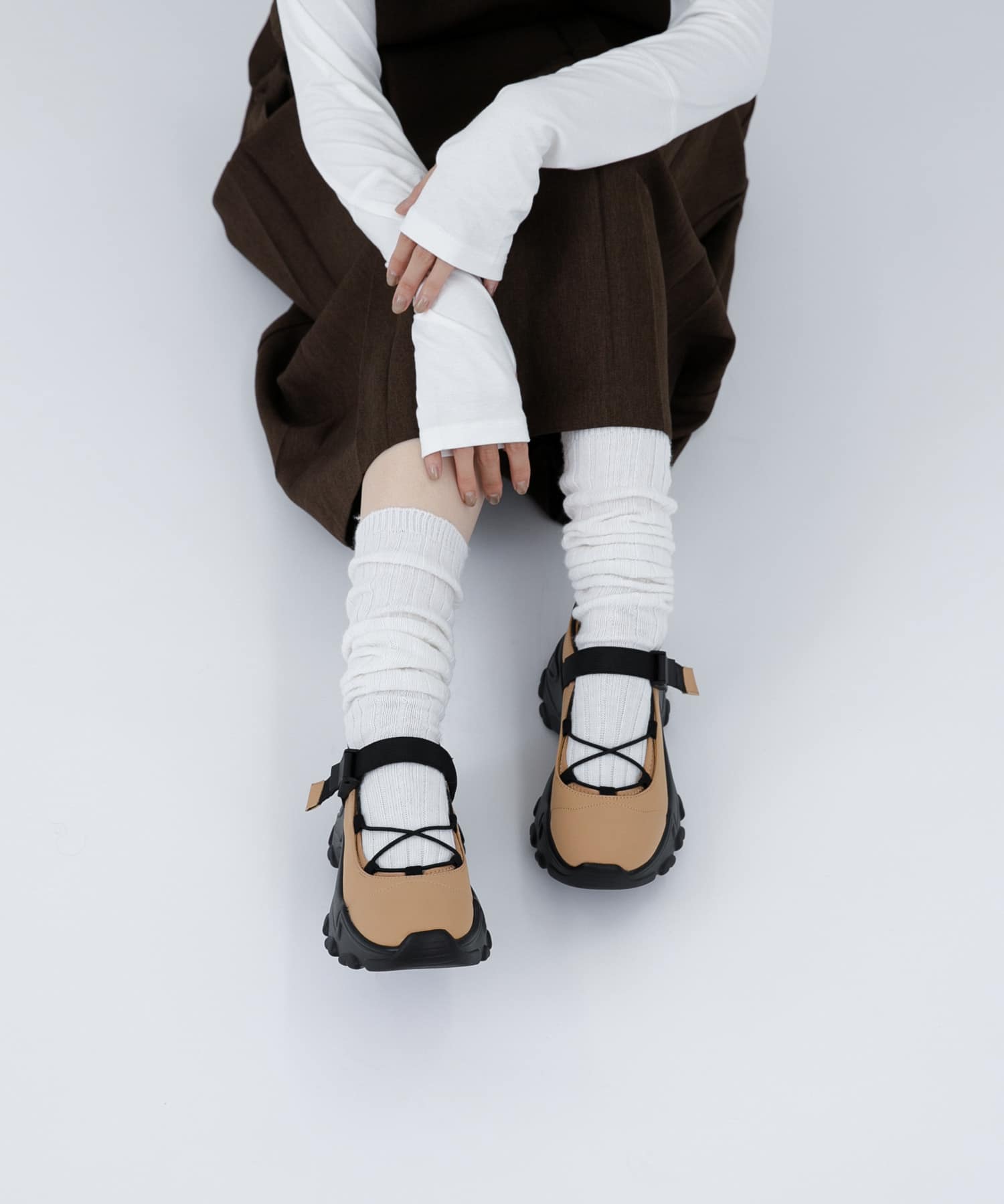 バレエスニーカー BEIGE 36