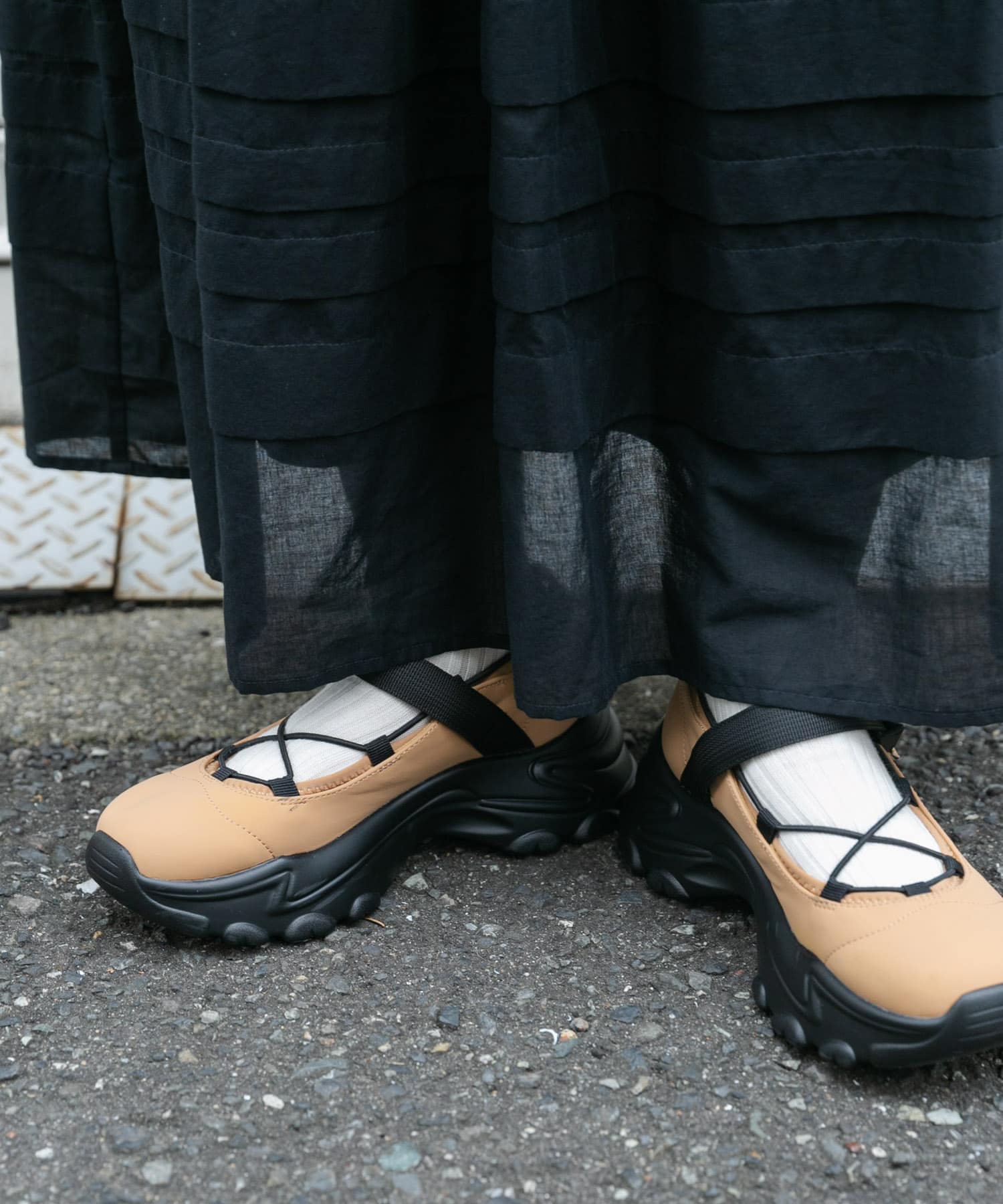 バレエスニーカー BEIGE 36