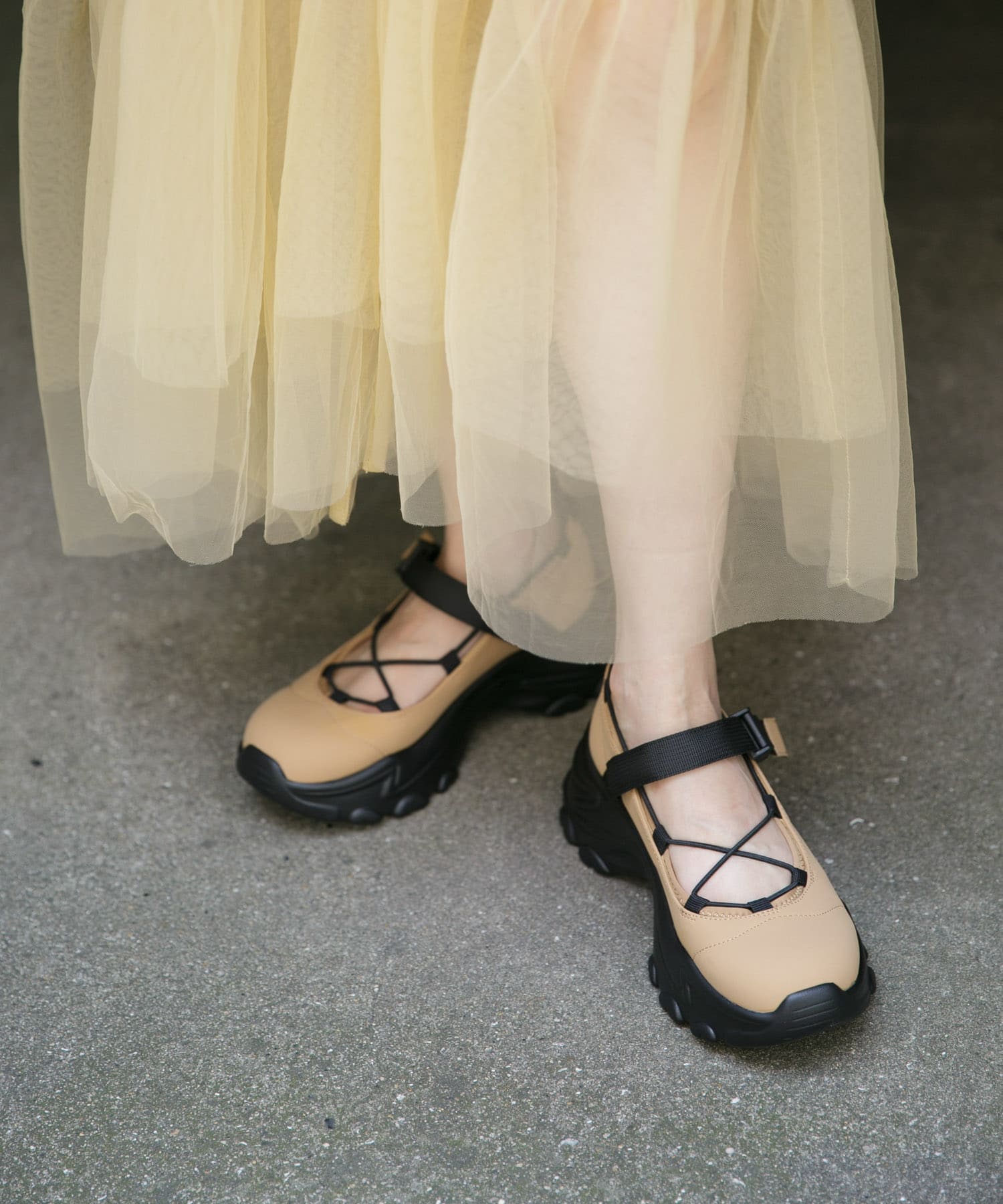 バレエスニーカー BEIGE 37