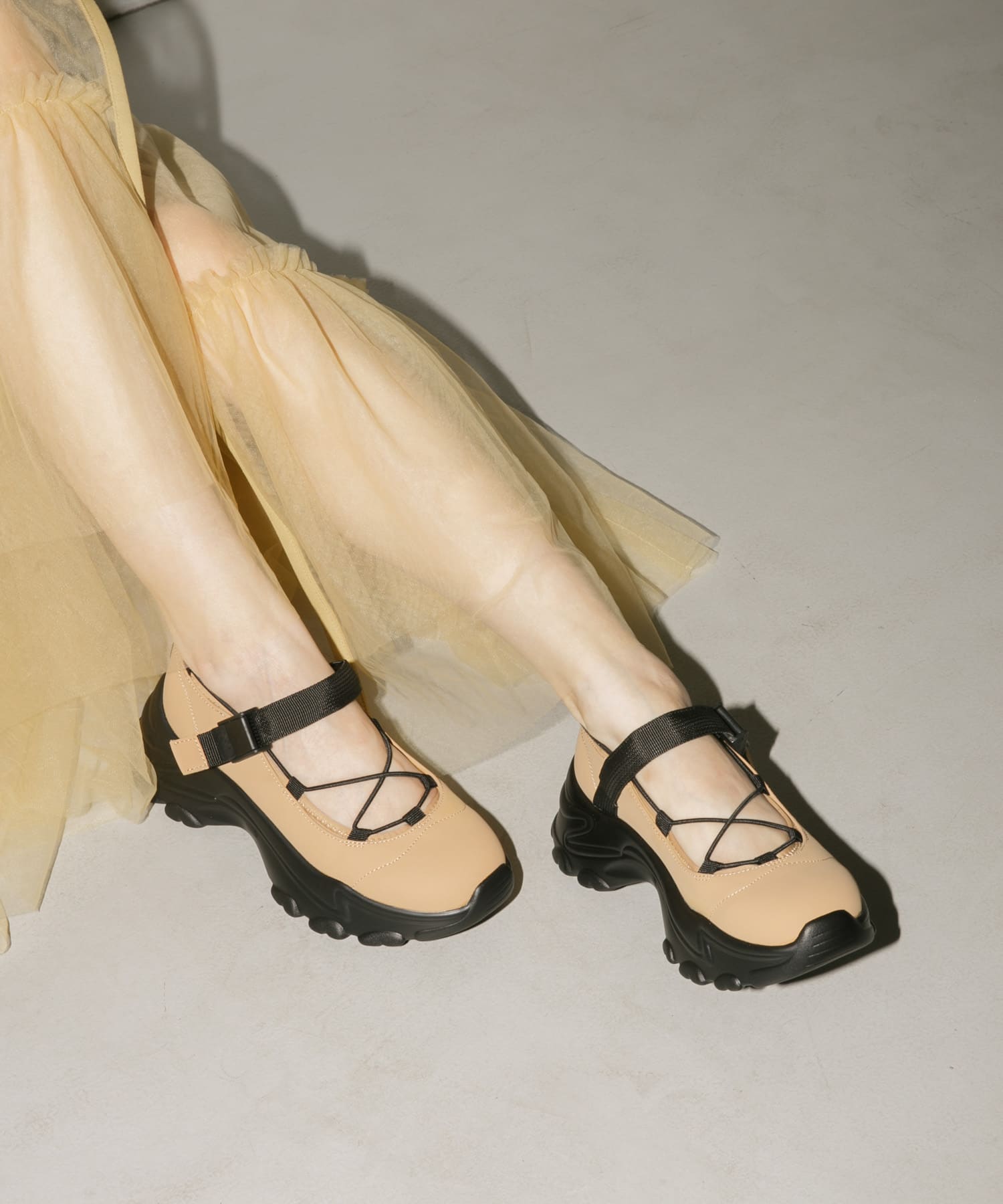 バレエスニーカー BEIGE 37