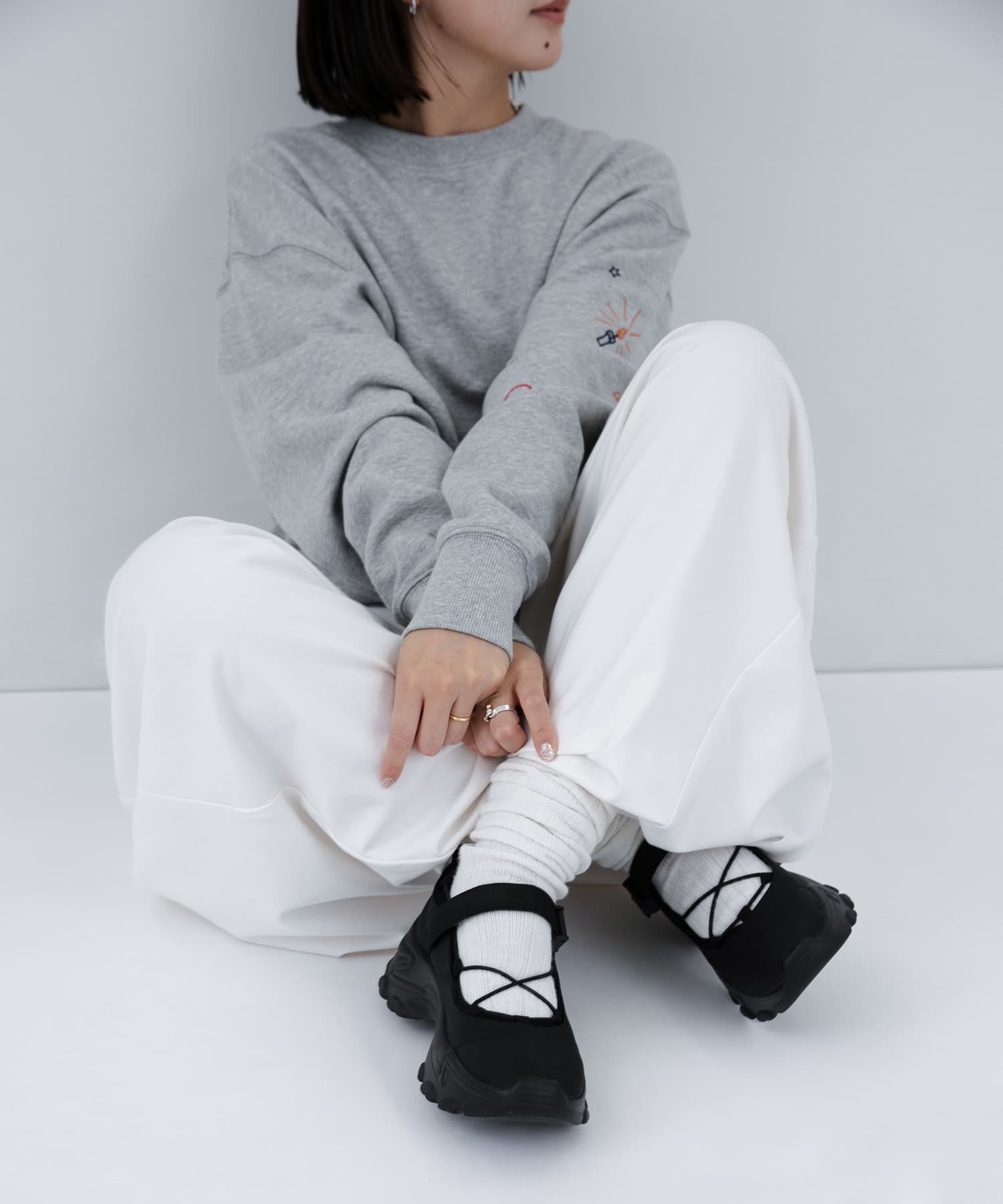 バレエスニーカー BLACK 36