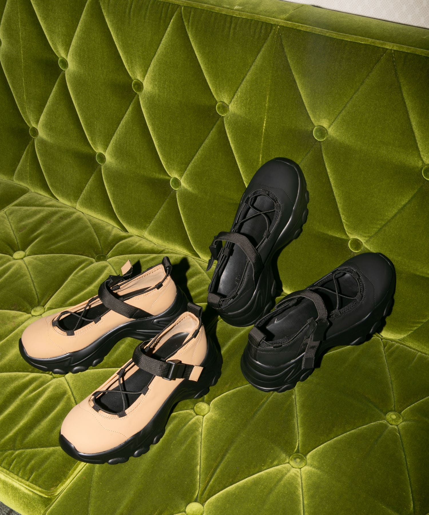 バレエスニーカー BLACK 36