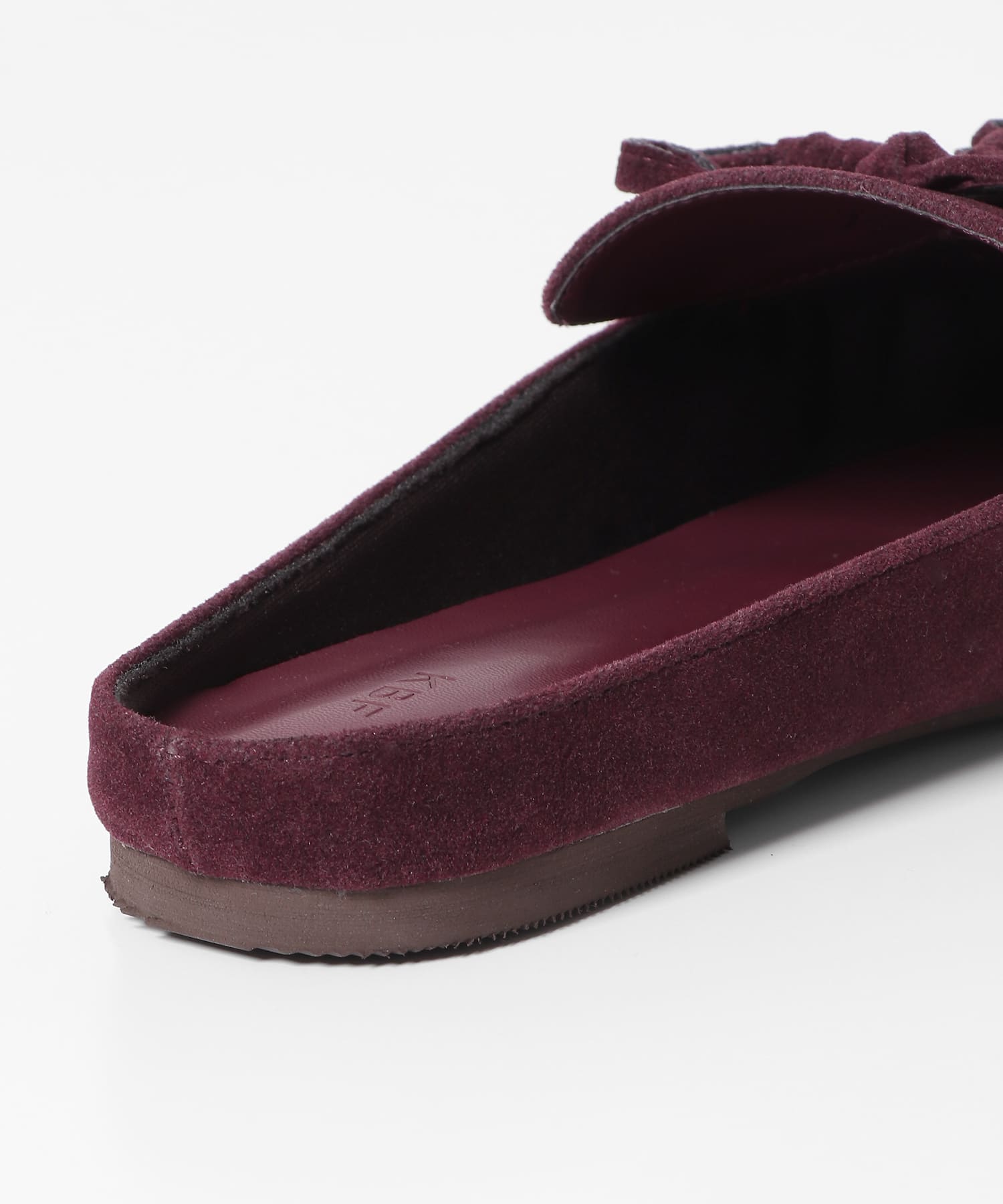 スエードローファー BURGUNDY 37