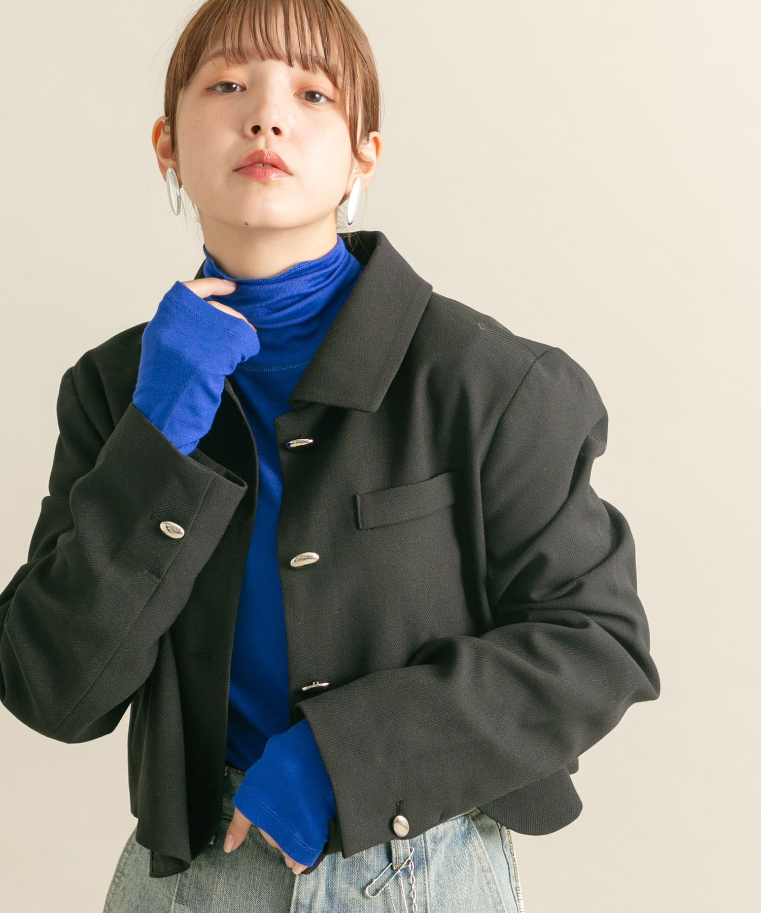 身長：160cm サイズ：one