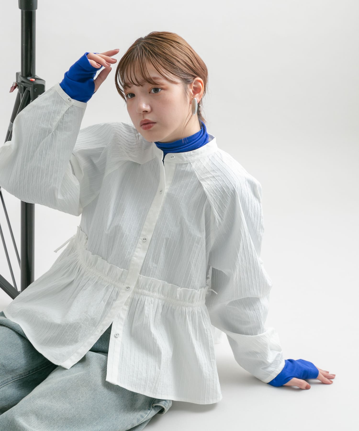 身長：160cm サイズ：one